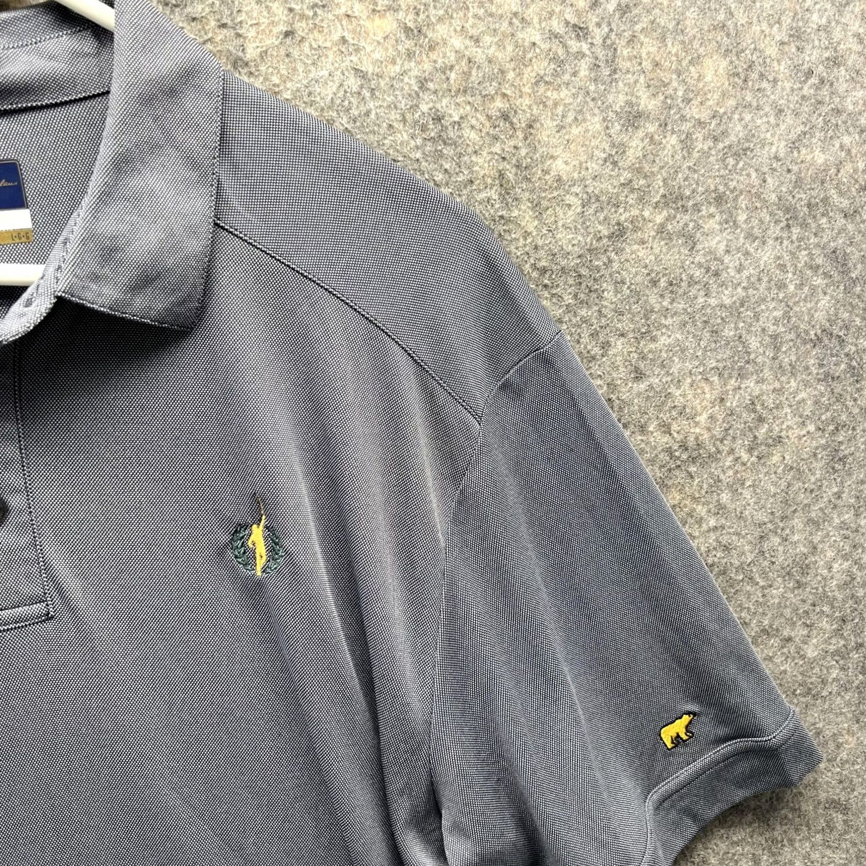 Vintage VINTAGE Jack Nicklaus Polo Shirt Men Large Grey Casual Stretch Golf Luxtouch Golfer Size US L / EU 52-54 / 3 - 4 Thumbnail