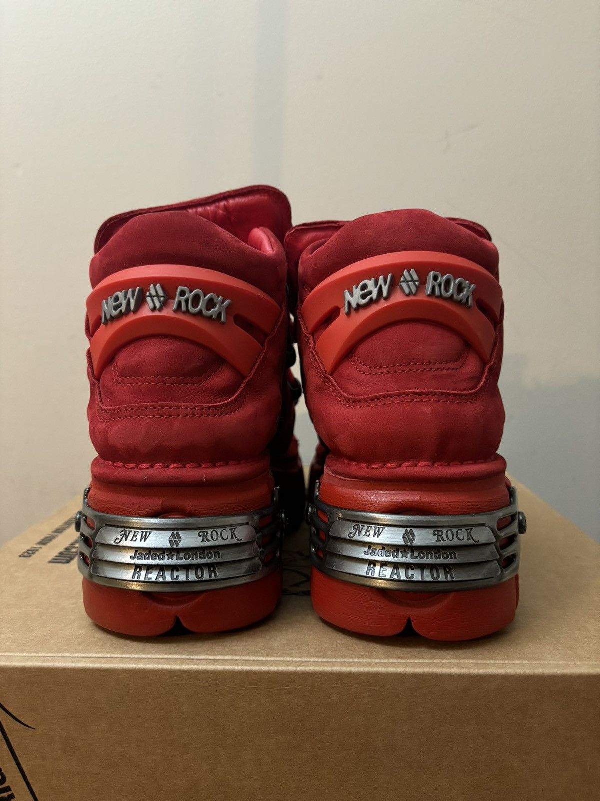 New Rock New Rock Jaded London Tower Boots October Red Size US 10 / EU 43 - 5 Thumbnail