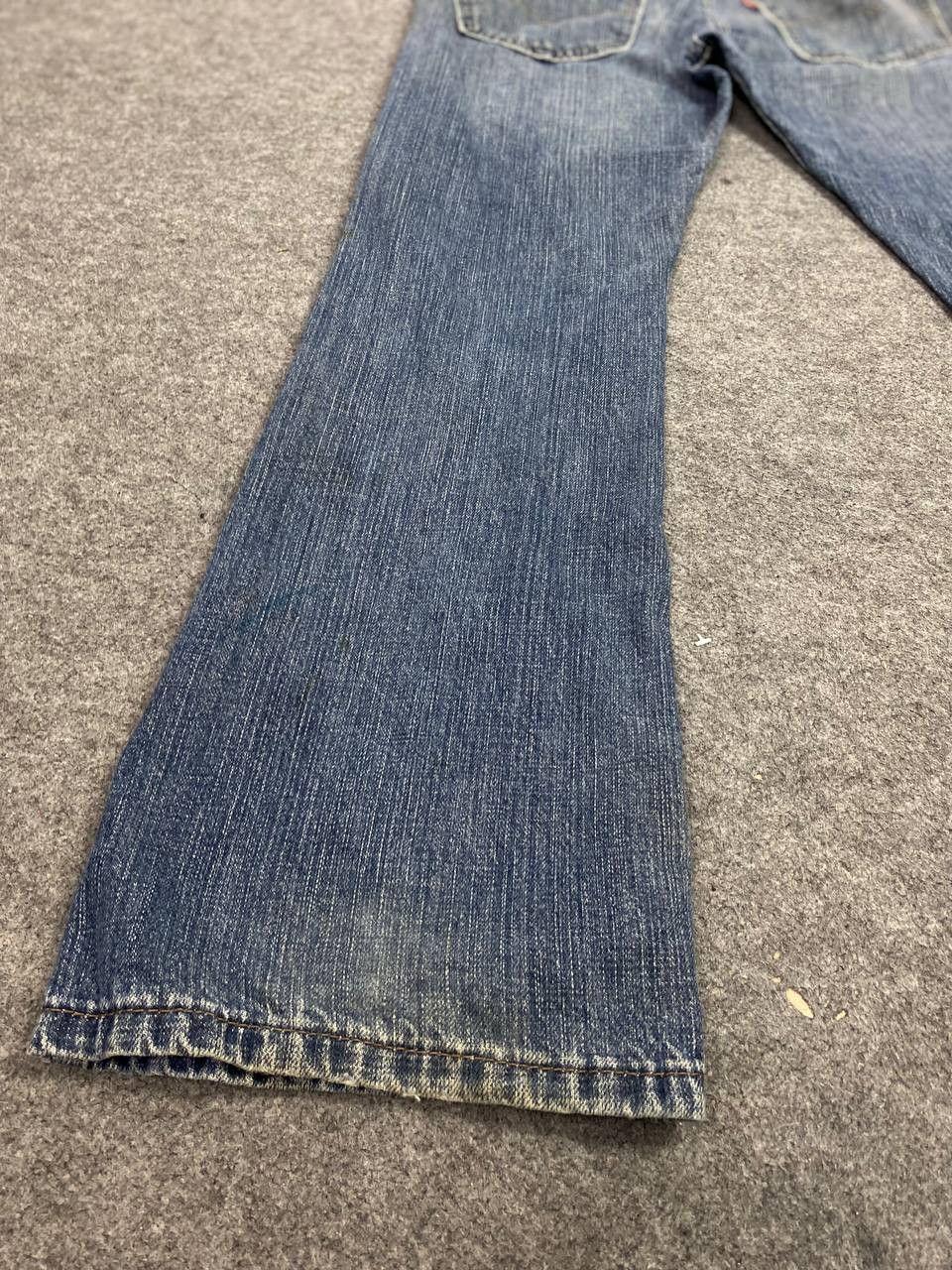 Levi's levis 527 bootcut flare denim nice design Size US 35 - 7 Thumbnail