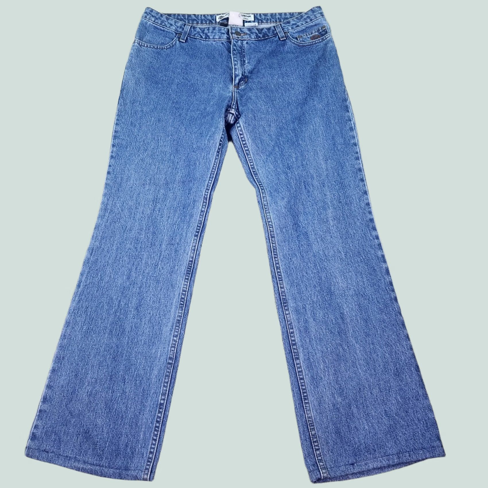 Harley Davidson VINTAGE Harley Davidson Womens Jeans Size 12 36in Waist 31in Inseam Straight Biker Blue B903 Size 25" / US 0 / IT 36 - 1 Thumbnail