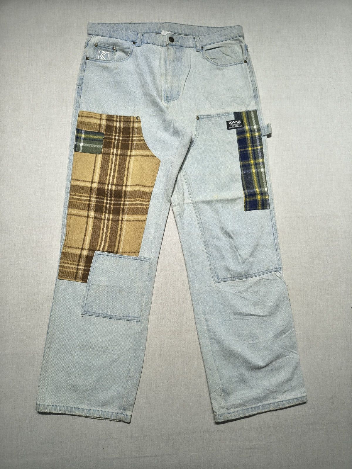Southpole KARL KANI Y2K PATCHWORK CARPENTER PANTS 🪚🪛(021) Size US 36 / EU 52 - 1 Thumbnail