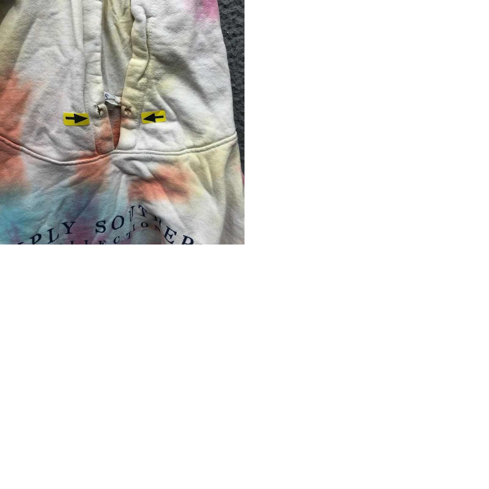 Vintage Simply Southern Sweatshirt Hoodie Womens Small S Graphic Tie Dye Blue Orange Pink White Crew Neck Pullover Pockets All Seasons Casual Size S / US 4 / IT 40 - 9 Thumbnail