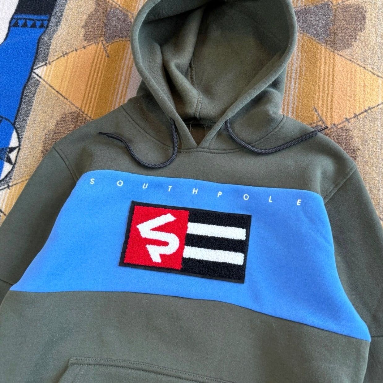 Southpole VINTAGE Southpole Hoodie Sweatshirt M Green Embroidered Grunge Y2K Skate Size US M / EU 48-50 / 2 - 3 Thumbnail