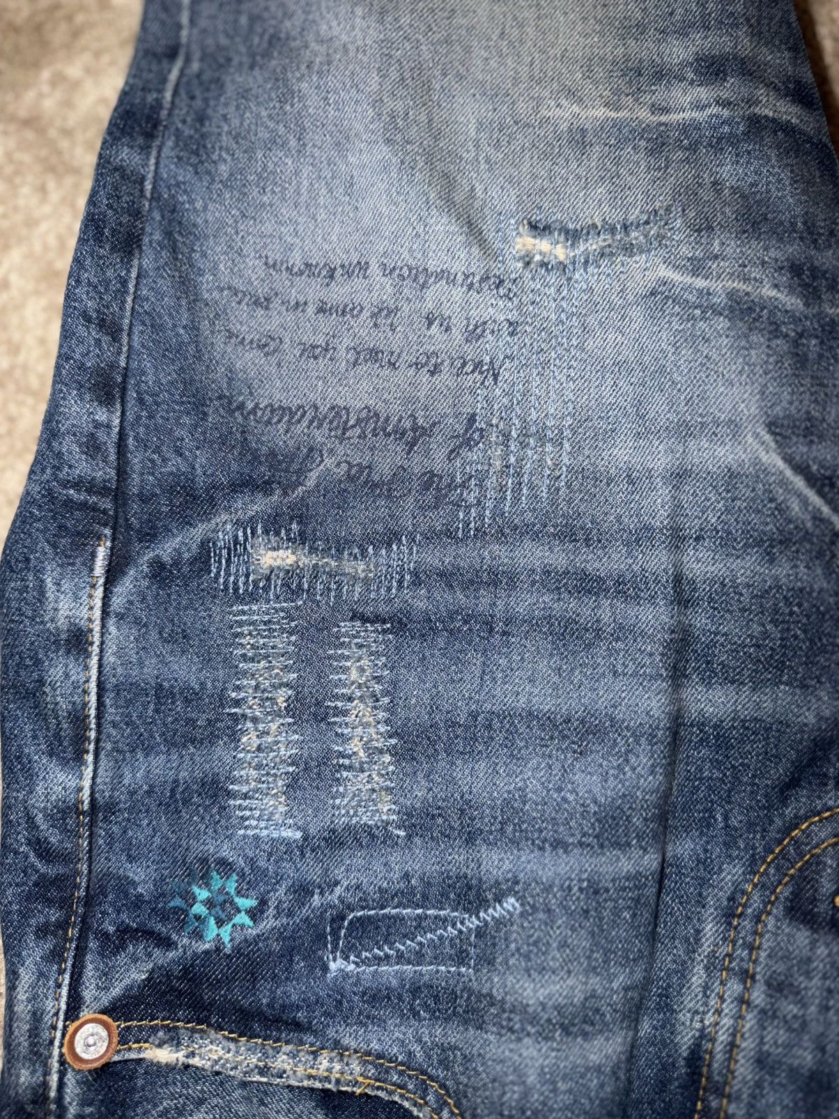 Scotch & Soda Scotch & Soda Distressed Patchwork Jeans Size US 30 / EU 46 - 3 Thumbnail