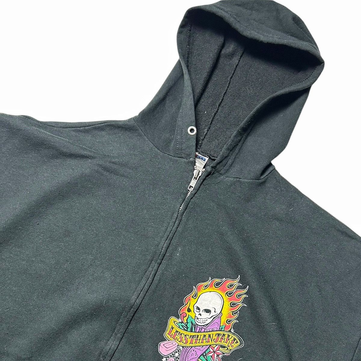 Band Tees × Vintage Less Than Jake Punk Rock Mr Skull Anthem Bobblehead Hoodie Size US L / EU 52-54 / 3 - 4 Thumbnail