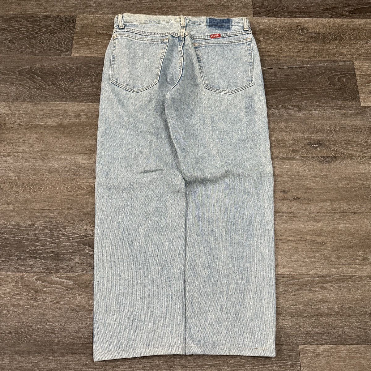 StraightFaded × Vintage × Wrangler Vintage 90s Wrangler faded wide leg jeans essential Size US 32 / EU 48 - 1 Thumbnail