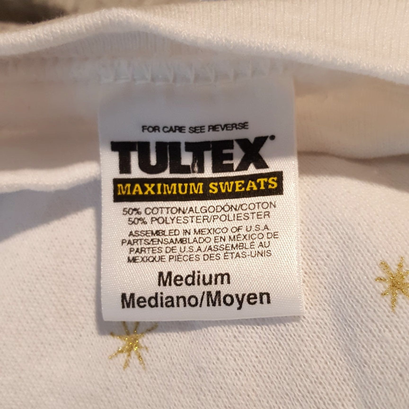 Tultex Vintage 90s Christmas Angel Tultex Sweatshirt Women M Crewneck Pullover White Size M / US 6-8 / IT 42-44 - 6 Thumbnail