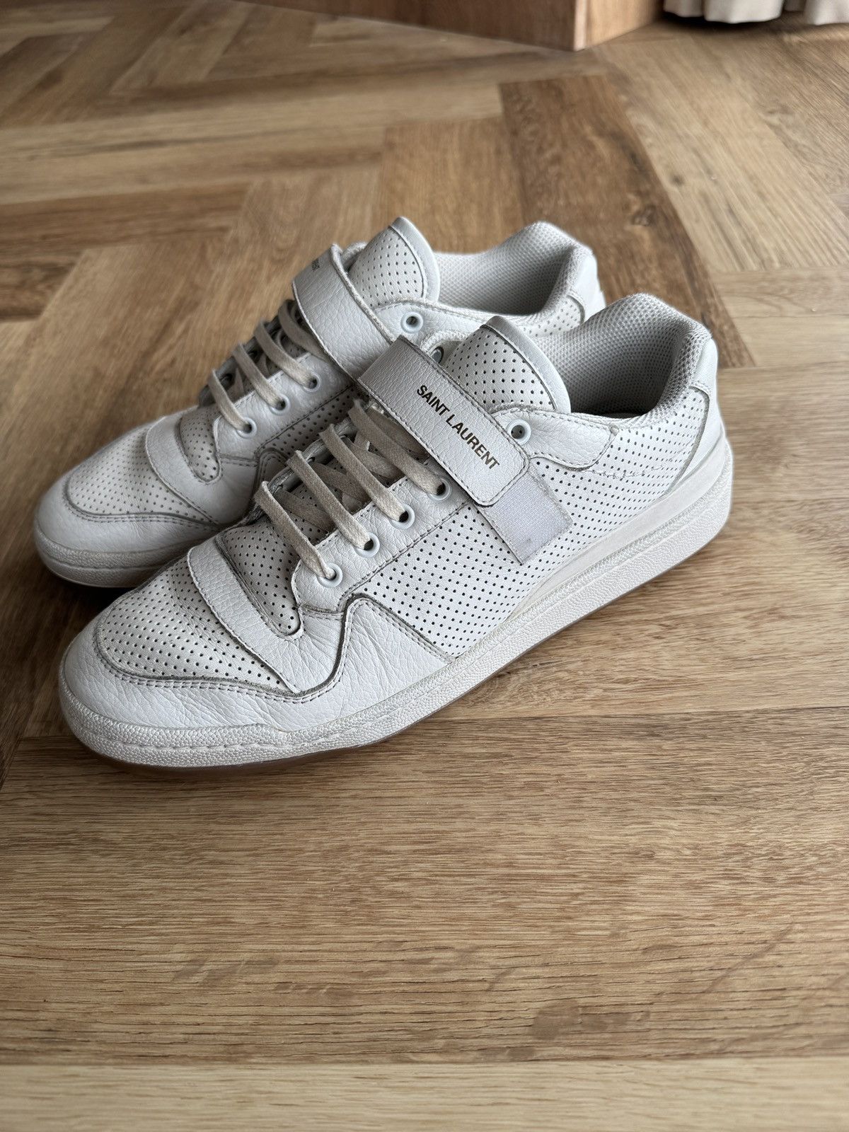 Saint Laurent Paris × Yves Saint Laurent Saint Laurent YSL SLP SL24 Hedi low top Size US 10 / EU 43 - 1 Thumbnail