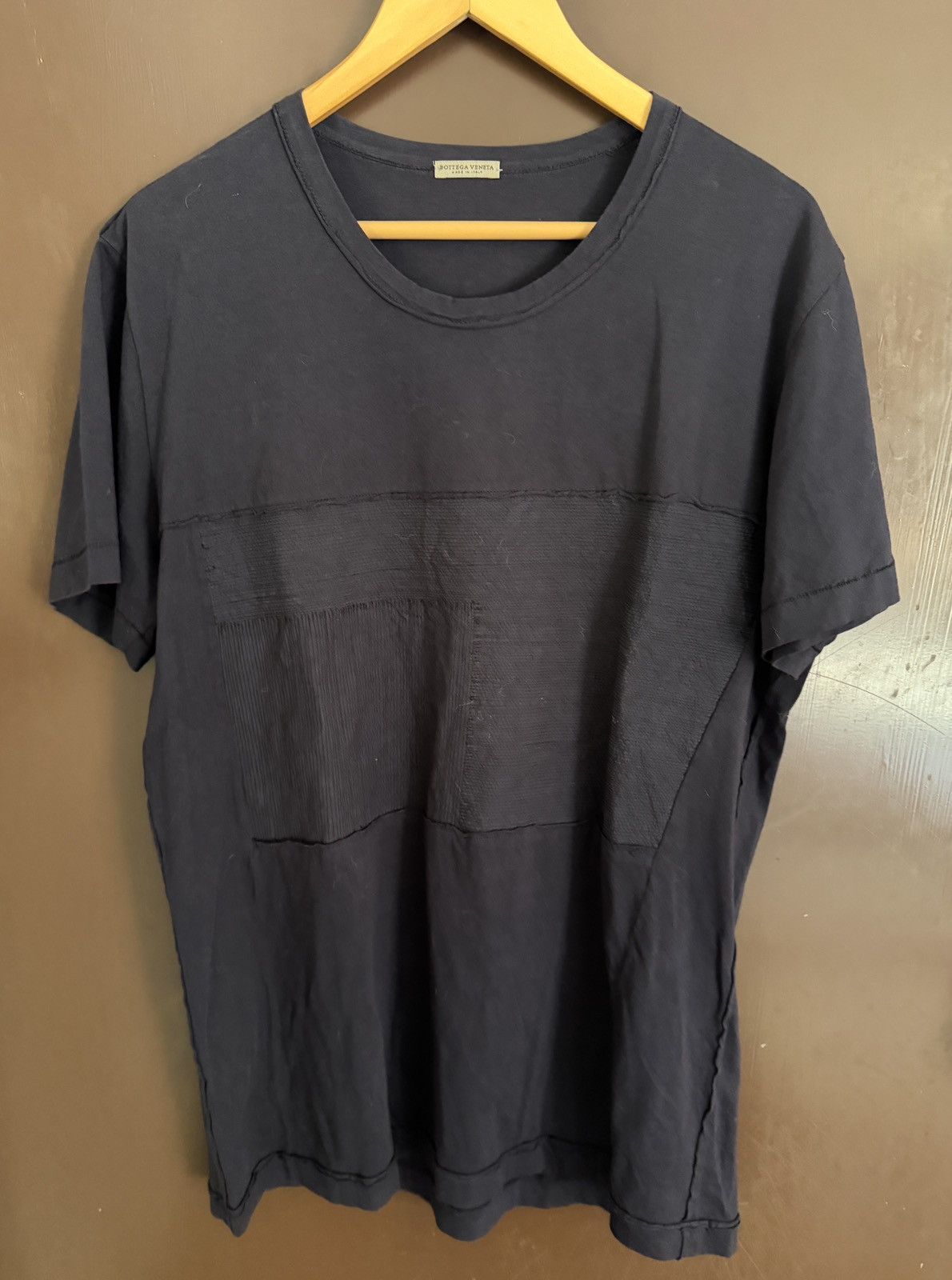 Bottega Veneta Bottega Veneta Texture Patchwork T-Shirt Sz 52 Made in Italy Size US L / EU 52-54 / 3 - 5 Thumbnail