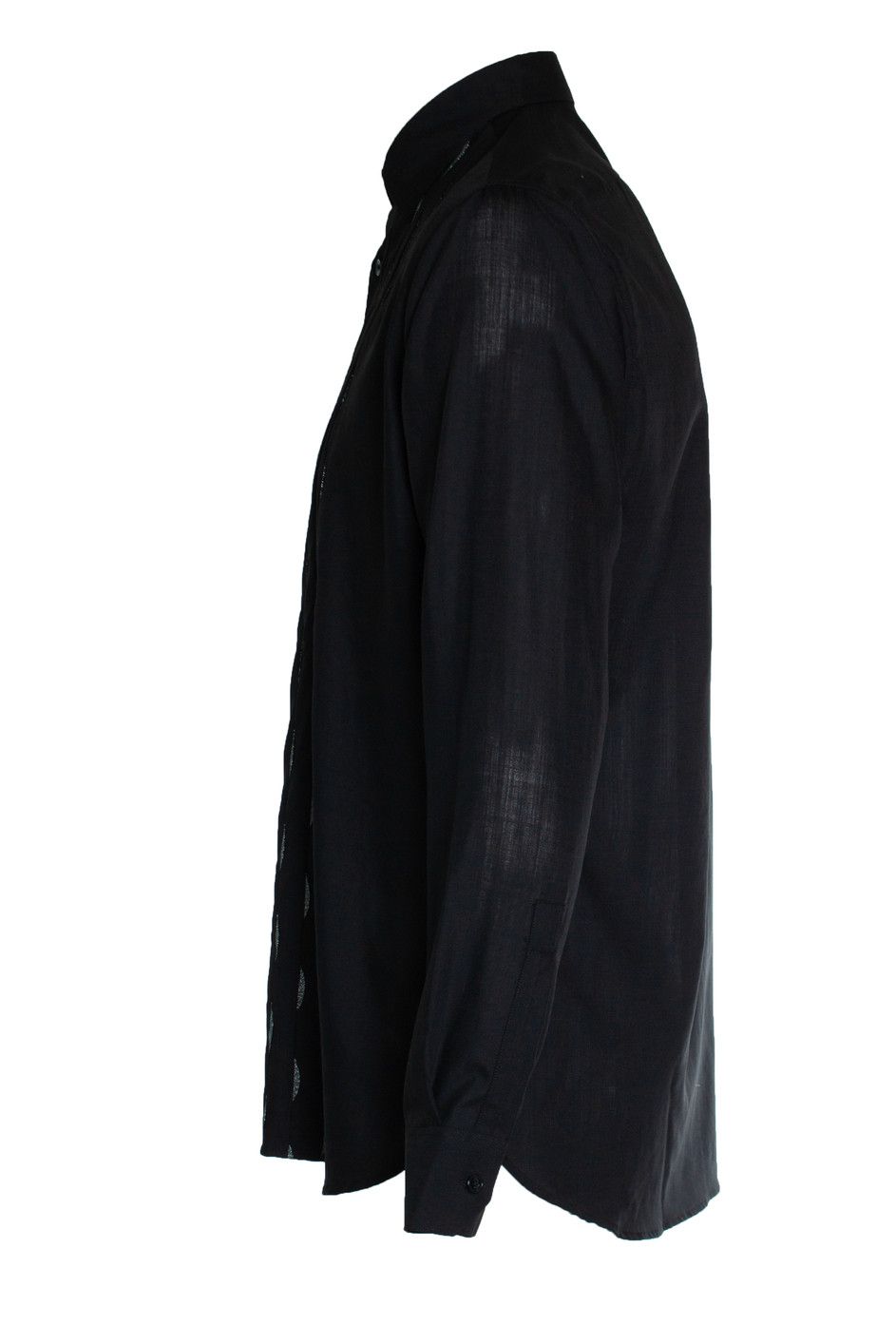 Saint Laurent Paris Saint Laurent, Black shirt half moon lurex strokes Size US S / EU 44-46 / 1 - 4 Thumbnail