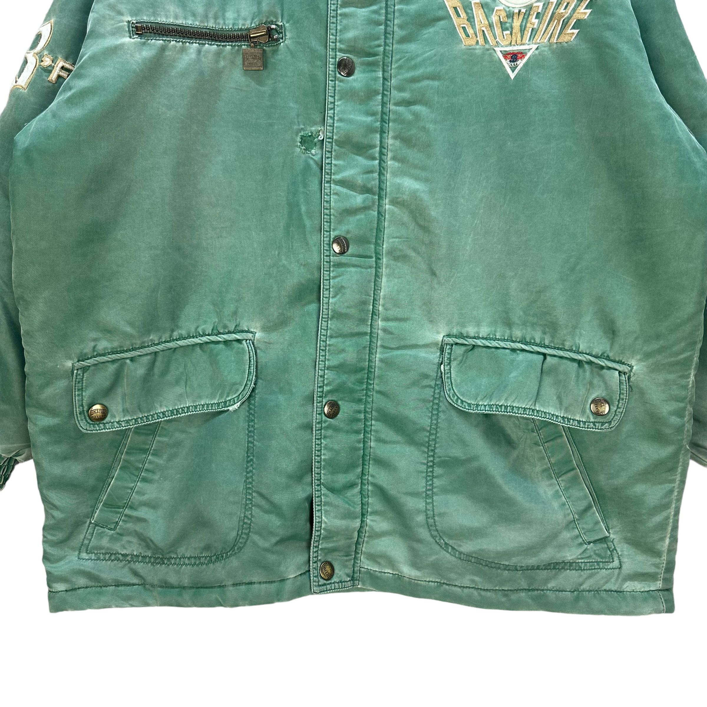 Vintage BACK FIRE STRIKE TEAM LINE BLUE BOWL PARKA #8116-202 Size US L / EU 52-54 / 3 - 8 Thumbnail