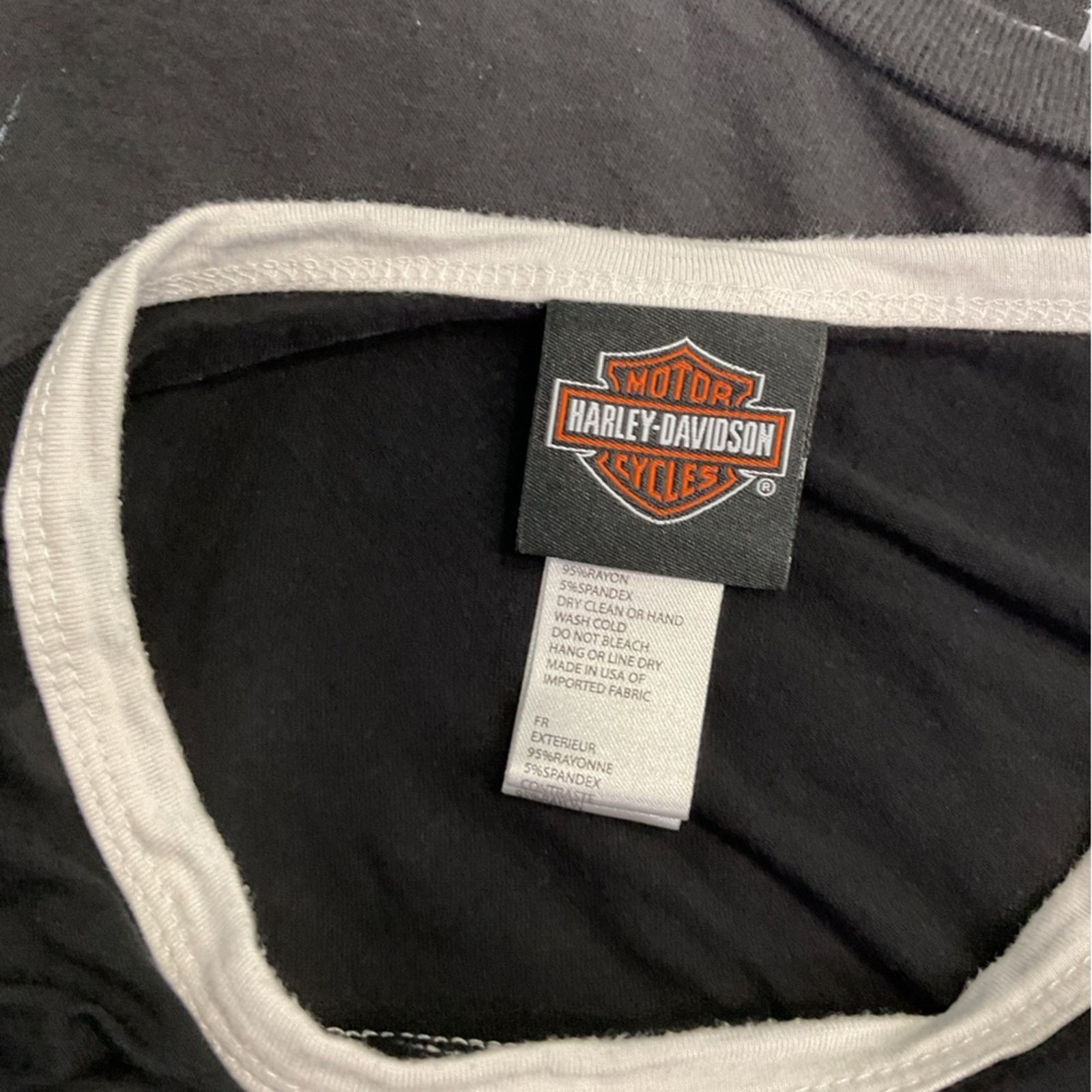 Harley Davidson Harley Davidson Women’s American Eagle Bejeweled Top Size M / US 6-8 / IT 42-44 - 3 Thumbnail