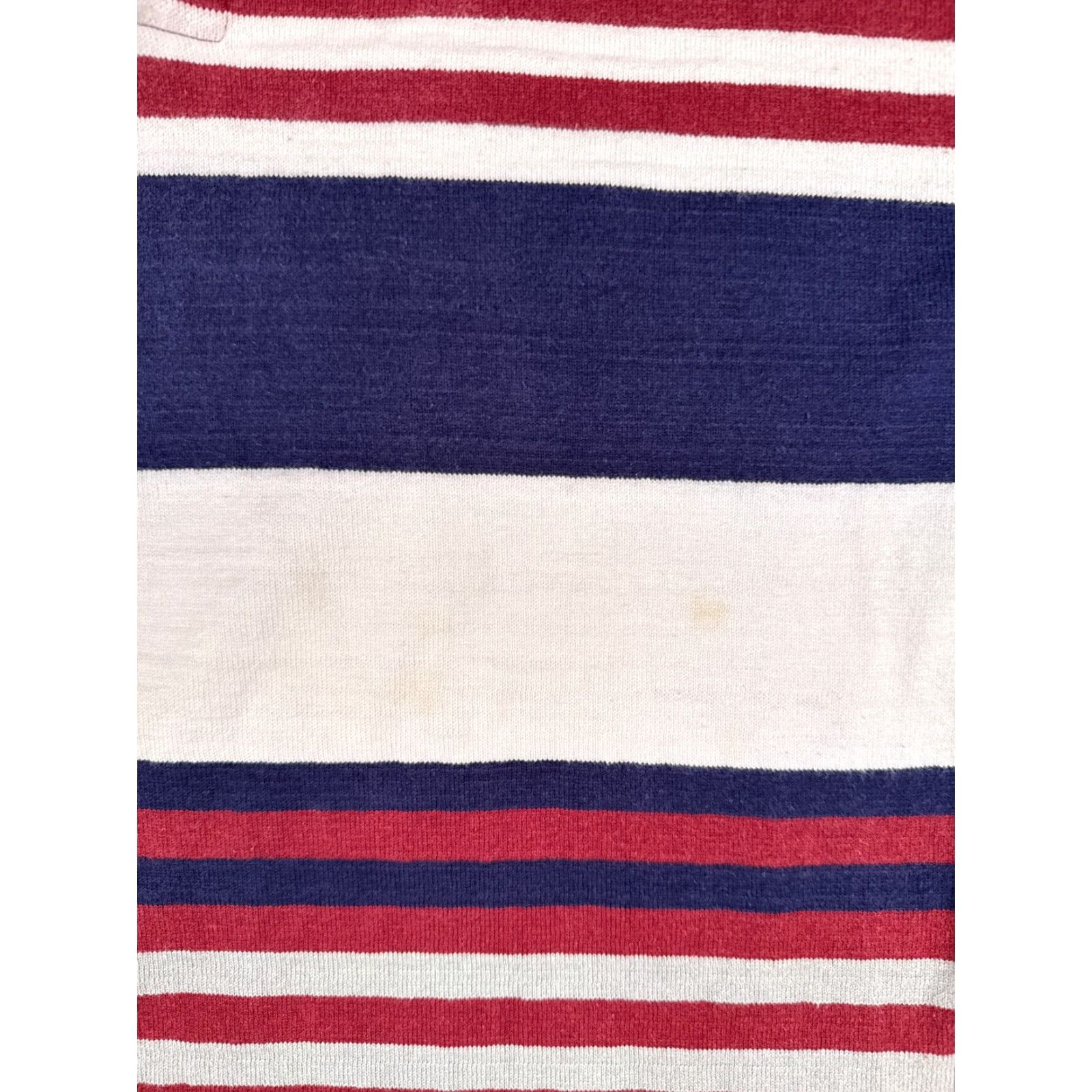 Lands' End Lands End Polo Shirt Men XL Red Blue Gray Stripe Long Sleeve Size US XL / EU 56 / 4 - 6 Thumbnail
