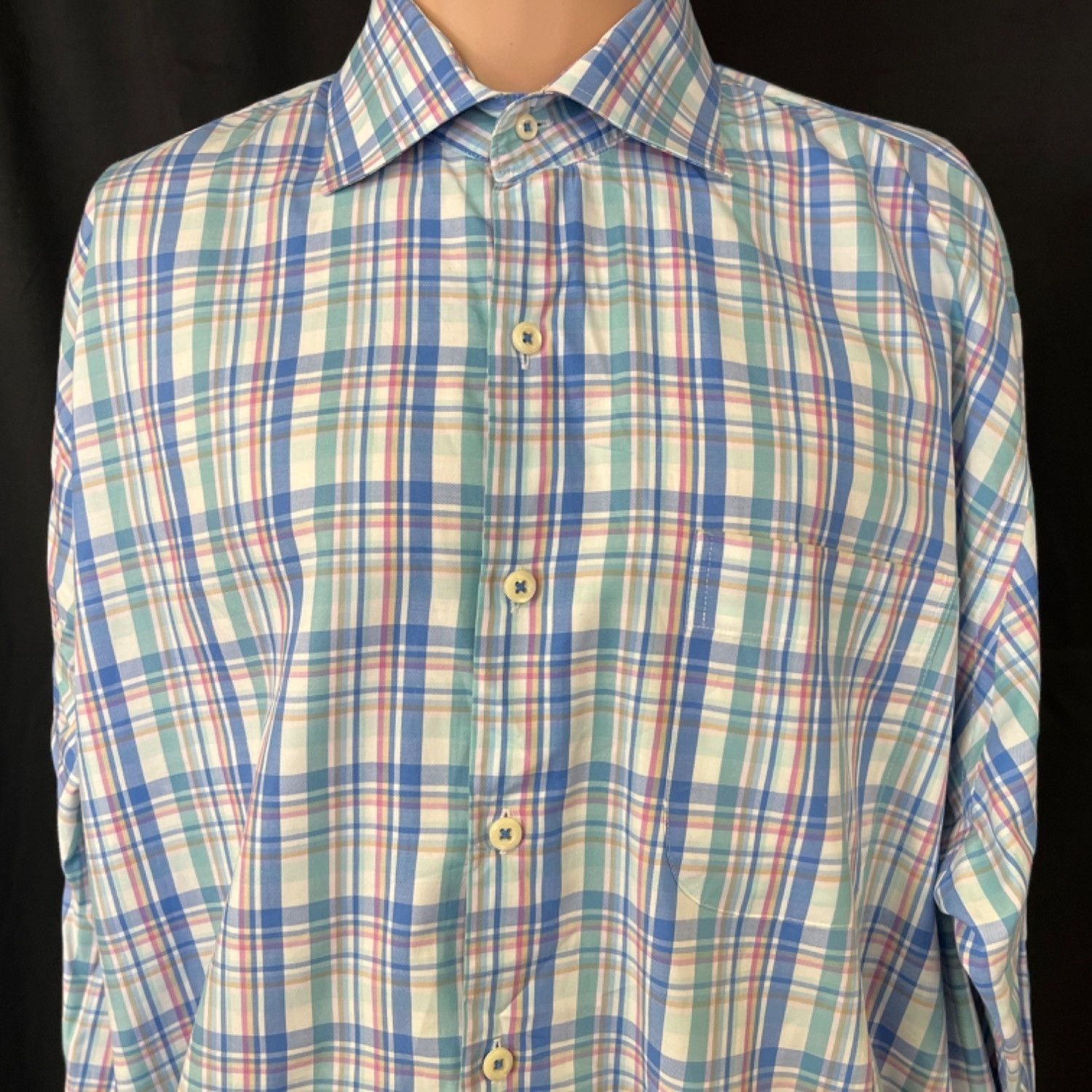 Peter Millar Peter Millar Men's Multicolor Shirt/Button Up Size XL SKU 53 Size US XL / EU 56 / 4 - 3 Thumbnail