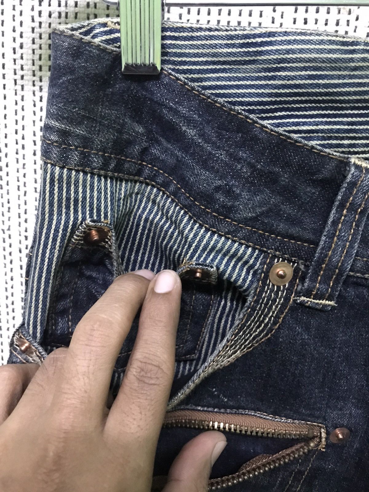 Japanese Brand Very rare‼️punk japanese brand rare design Size US 32 / EU 48 - 9 Thumbnail