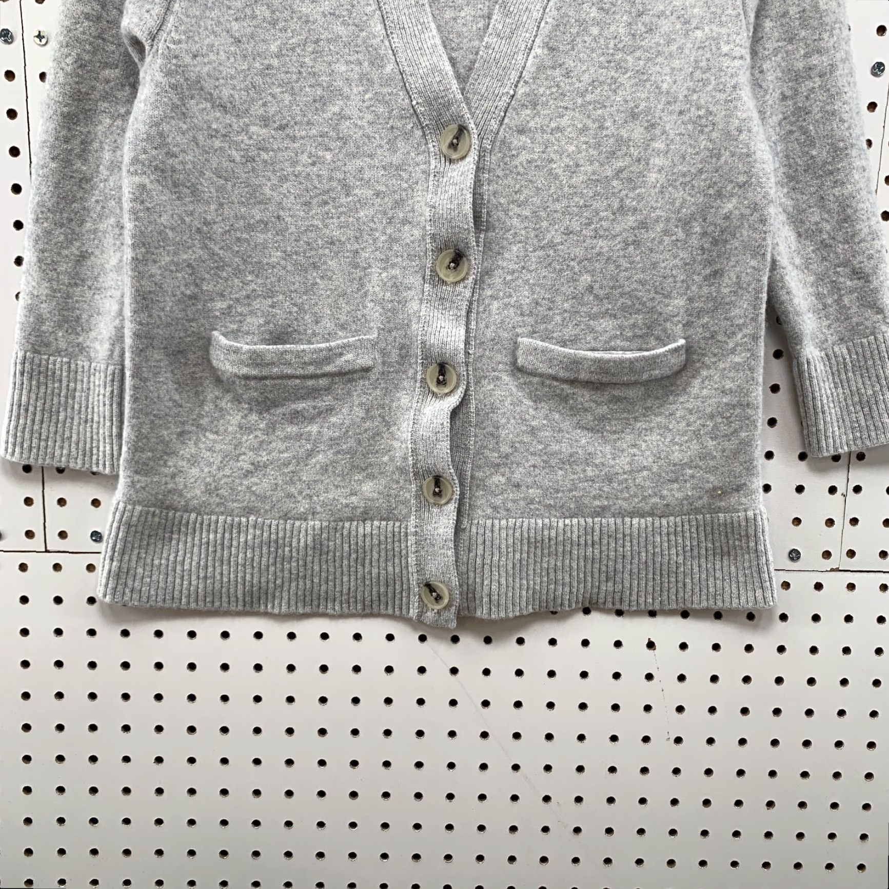 Club Monaco VINTAGE Club Monaco Wool Blend Cardigan Sweater Womens Small Gray Soft 18.5x25 Size S / US 4 / IT 40 - 6 Thumbnail
