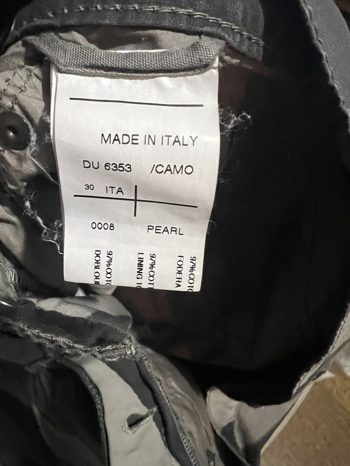 Rick Owens S/S13 Island Geometric camo Detroit jeans Size US 30 / EU 46 - 6 Thumbnail