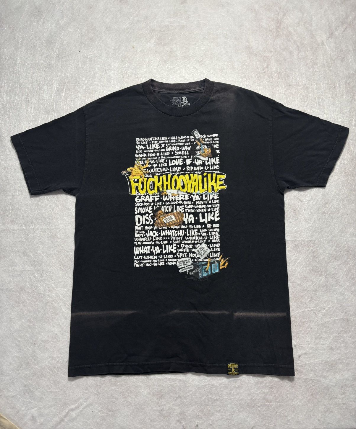 Dissizit Dissizit Fuckhooyalike Tshirt Size US L / EU 52-54 / 3 - 1 Thumbnail