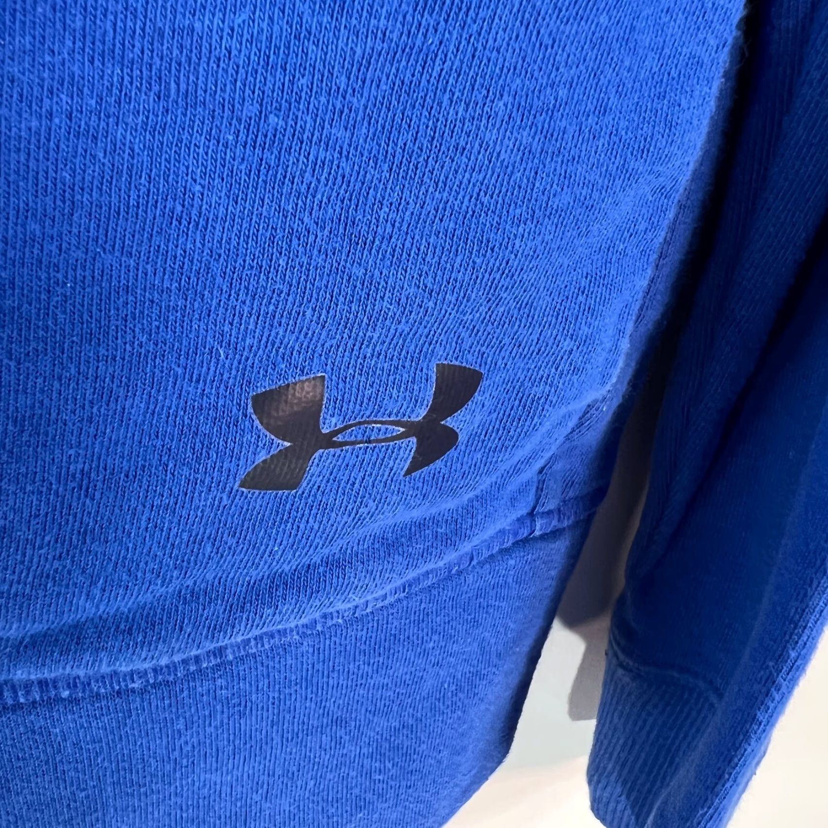 Under Armour Under Armour Hoodie Shirt Mens Small Loose Blue Full Zip Hooded Pockets Long Sleeve Sports Size US S / EU 44-46 / 1 - 3 Thumbnail