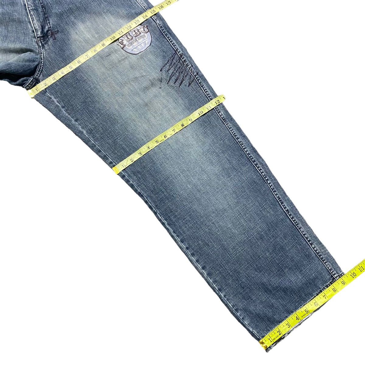 Fubu Vintage FUBU VARSITY Denim Baggy Pants Size US 34 / EU 50 - 19 Thumbnail