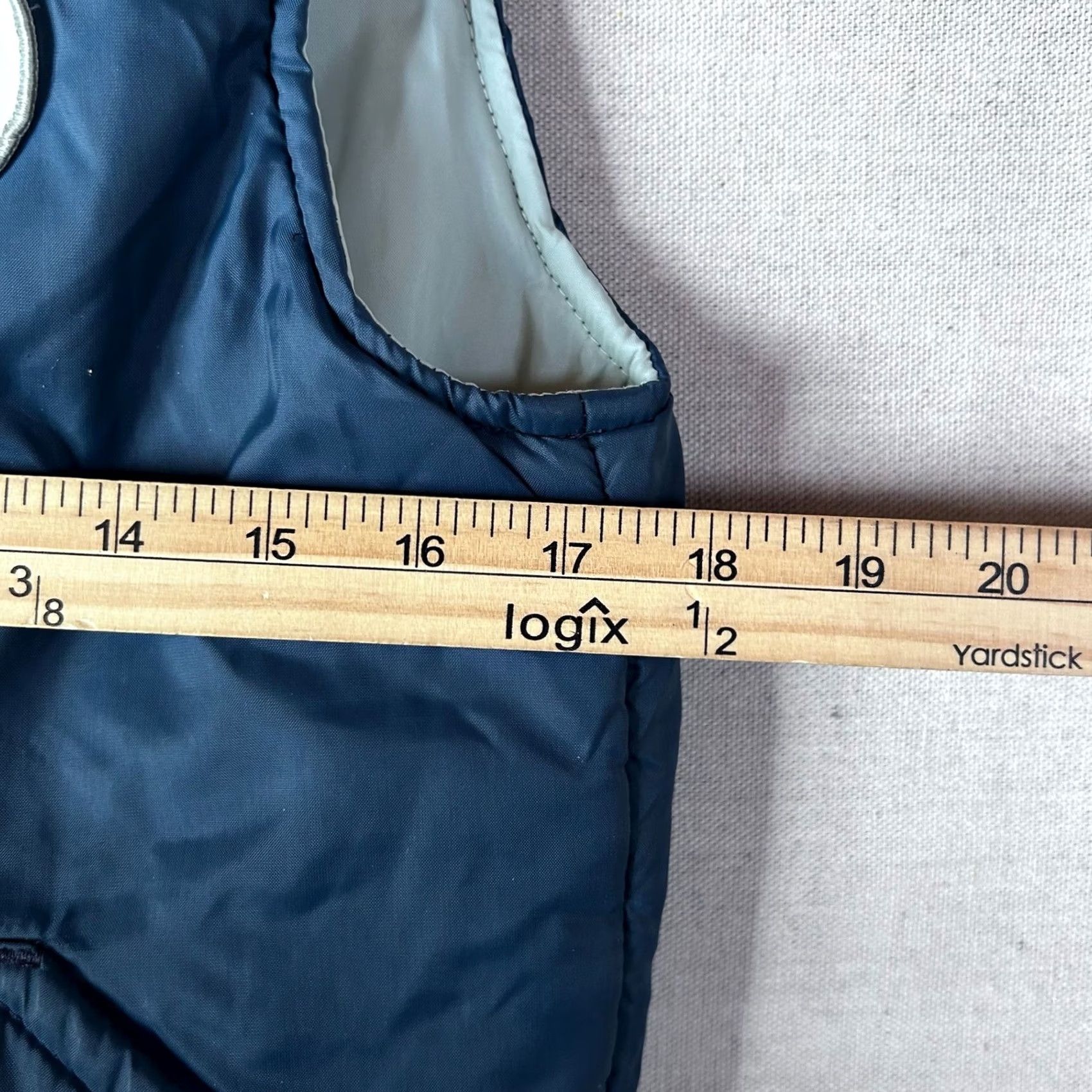 Sears VINTAGE Sears Dallas Cowboys NFL Boys Large Blue Puffer Vest Zip Up Nylon 1980s Sportswear Mens/ Boys Size US L / EU 52-54 / 3 - 5 Thumbnail