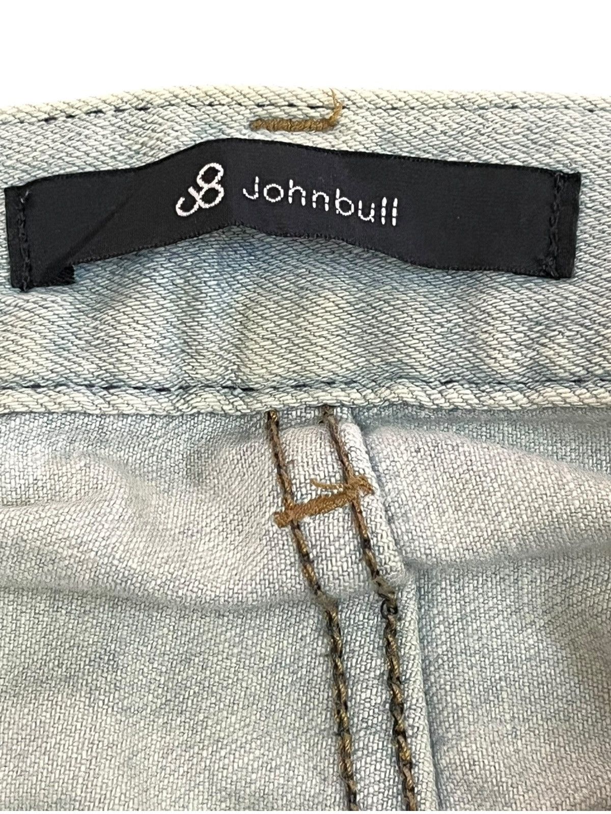 Johnbull × KOJIMA GENES Vintage JohnBull Pale Blue Faded Zipper Pocket Denim Size US 31 - 5 Thumbnail