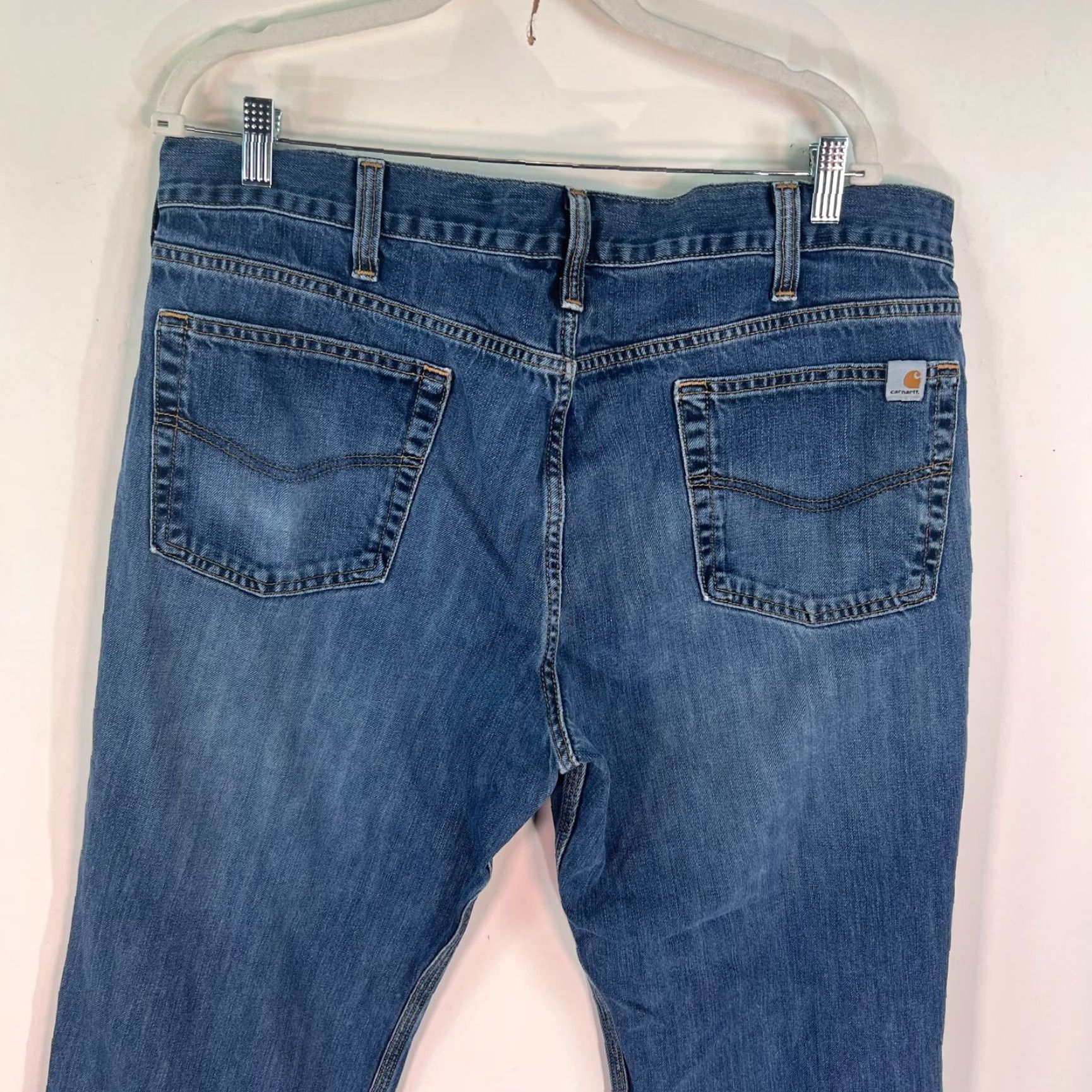 Carhartt Carhartt Pants Mens 40 Blue Relaxed Fit Dungaree Work Wear Outdoor 40x29 Size US 40 / EU 56 - 6 Thumbnail