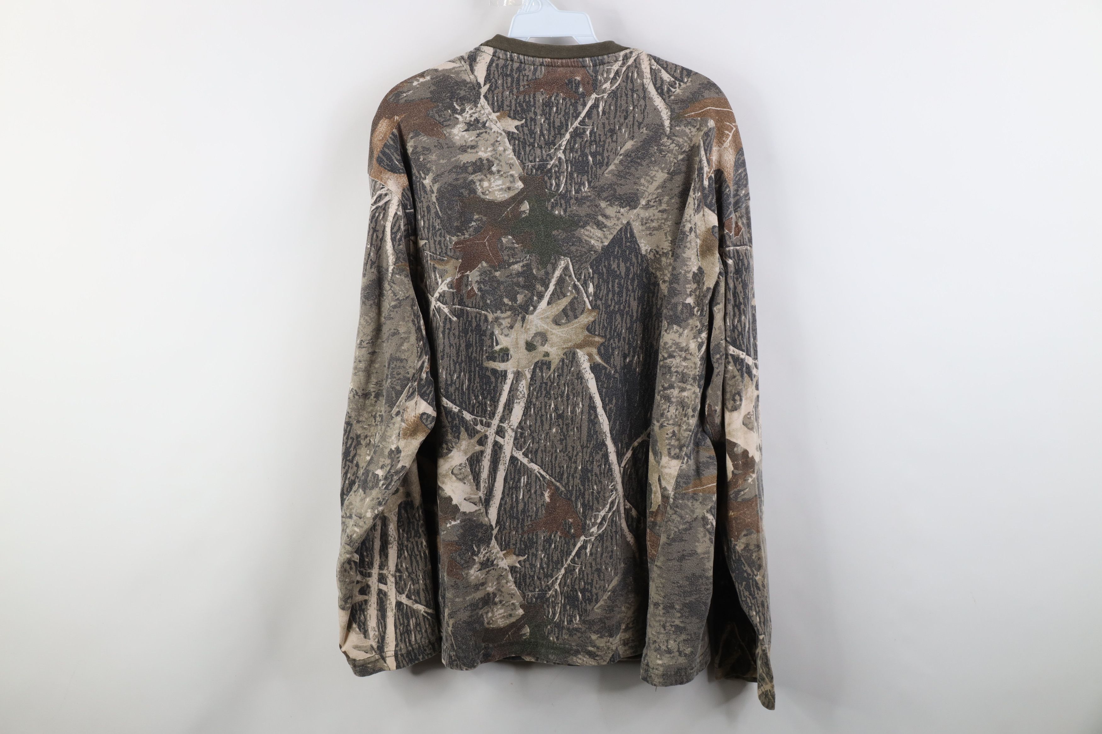 Vintage Vintage 90s Y2K Streetwear Camouflage Long Sleeve T-Shirt Size US XL / EU 56 / 4 - 9 Thumbnail