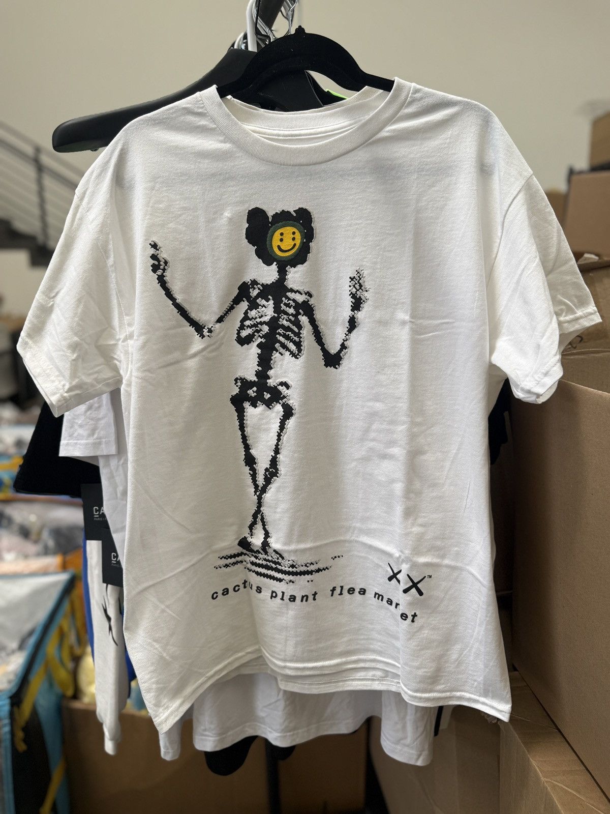 Kaws KAWS x Cactus Plant Flea Market CPFM T-shirt White Size M Size US M / EU 48-50 / 2 - 1 Thumbnail