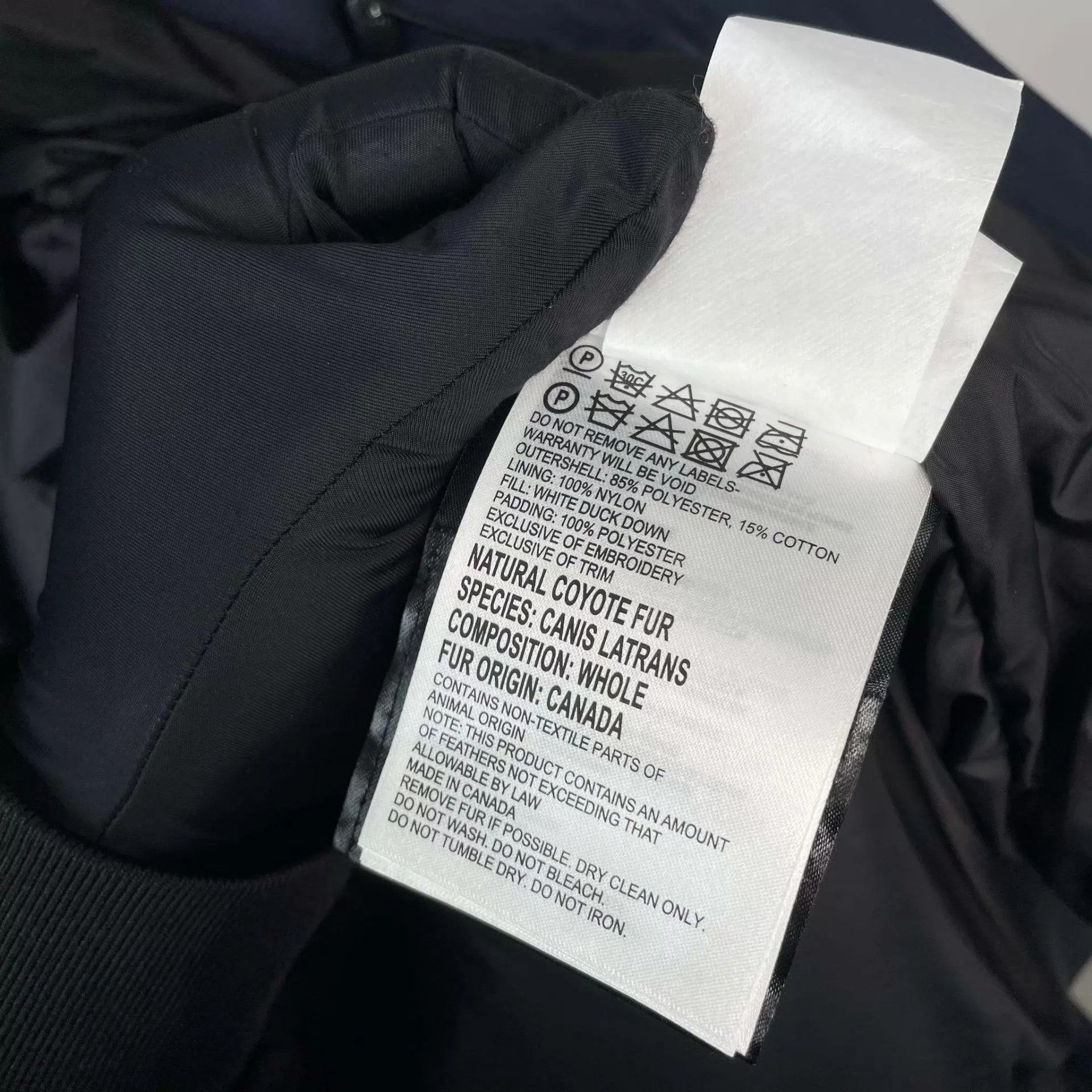 Canada Goose Canada Goose hooded down coat XS navy blue 95 New Size XS / US 0-2 / IT 36-38 - 8 Thumbnail