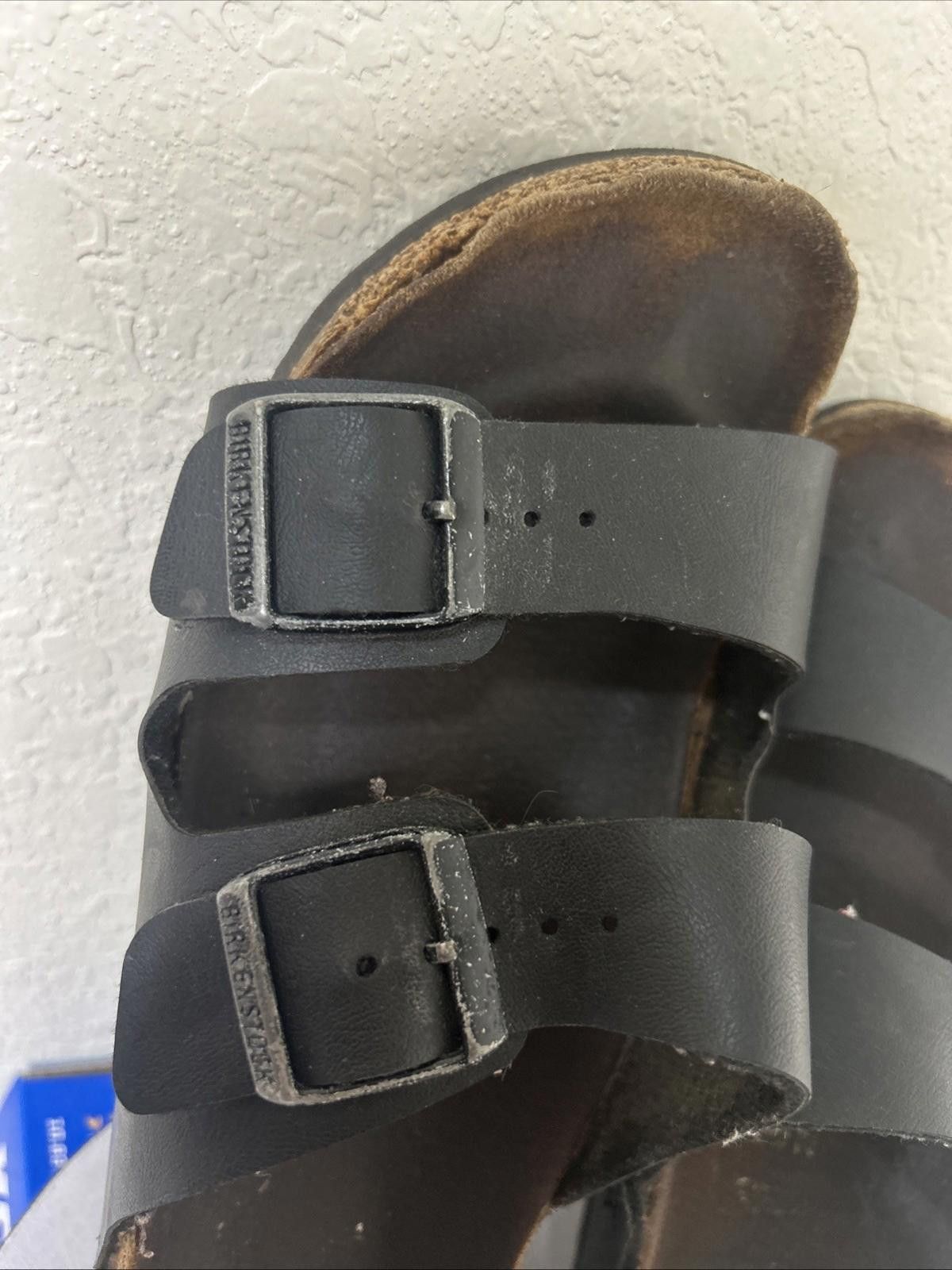 Birkenstock BIRKENSTOCK Arizona Black Leather Sandals Women Sz6.5 Size US 6.5 / IT 36.5 - 4 Thumbnail