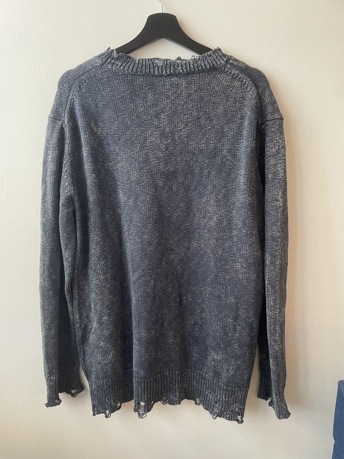 Acne Studios *RARE GRAIL* Acne Studios washed faded sweater distressed Size US L / EU 52-54 / 3 - 6 Thumbnail
