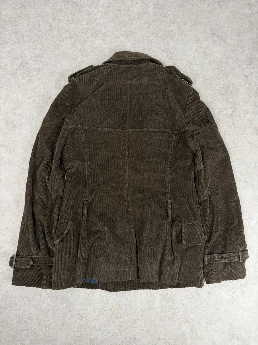 Miu Miu 1990s Miu Miu Officer Buttoned Velvet Caban Jacket Size US S / EU 44-46 / 1 - 2 Thumbnail