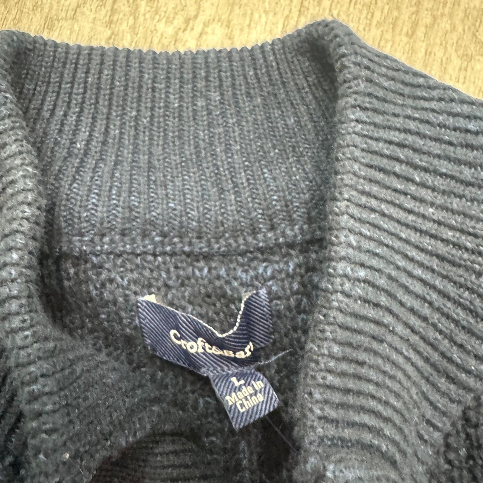 Croft & Barrow NEW Croft & Barrow Sweater Men's Large Blue Henley Pullover Size US L / EU 52-54 / 3 - 6 Thumbnail