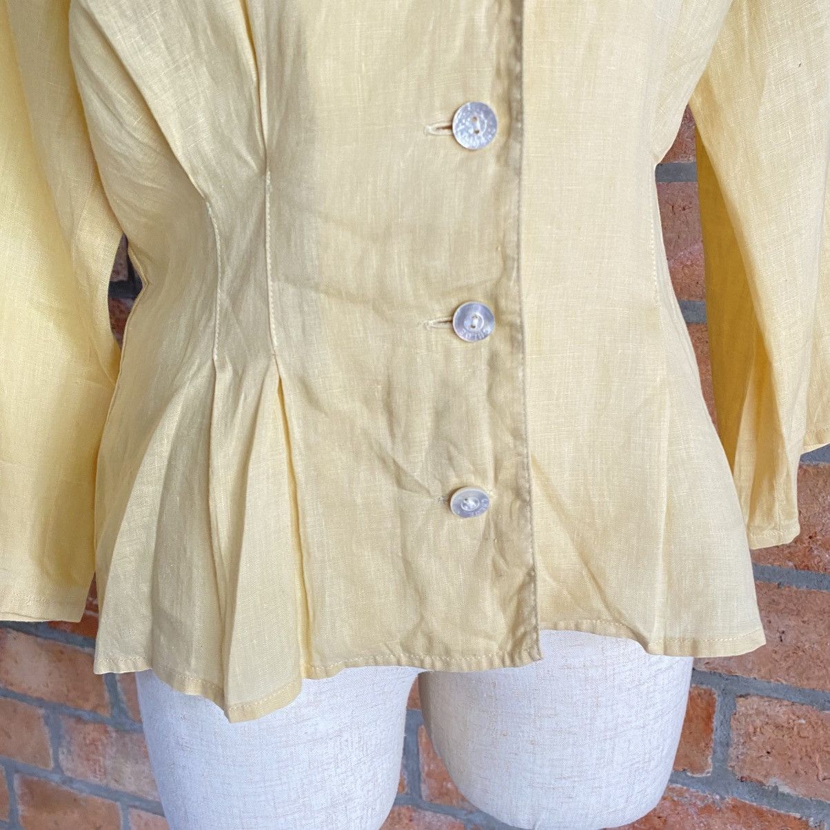 Chloe Chloe Yellow Blazer Size S / US 4 / IT 40 - 4 Thumbnail