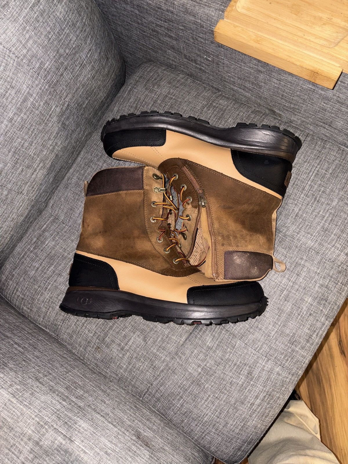 Ugg Men's Ugg Emmett Duck Boot Hi Chestnut Size US 11.5 / EU 44-45 - 5 Thumbnail