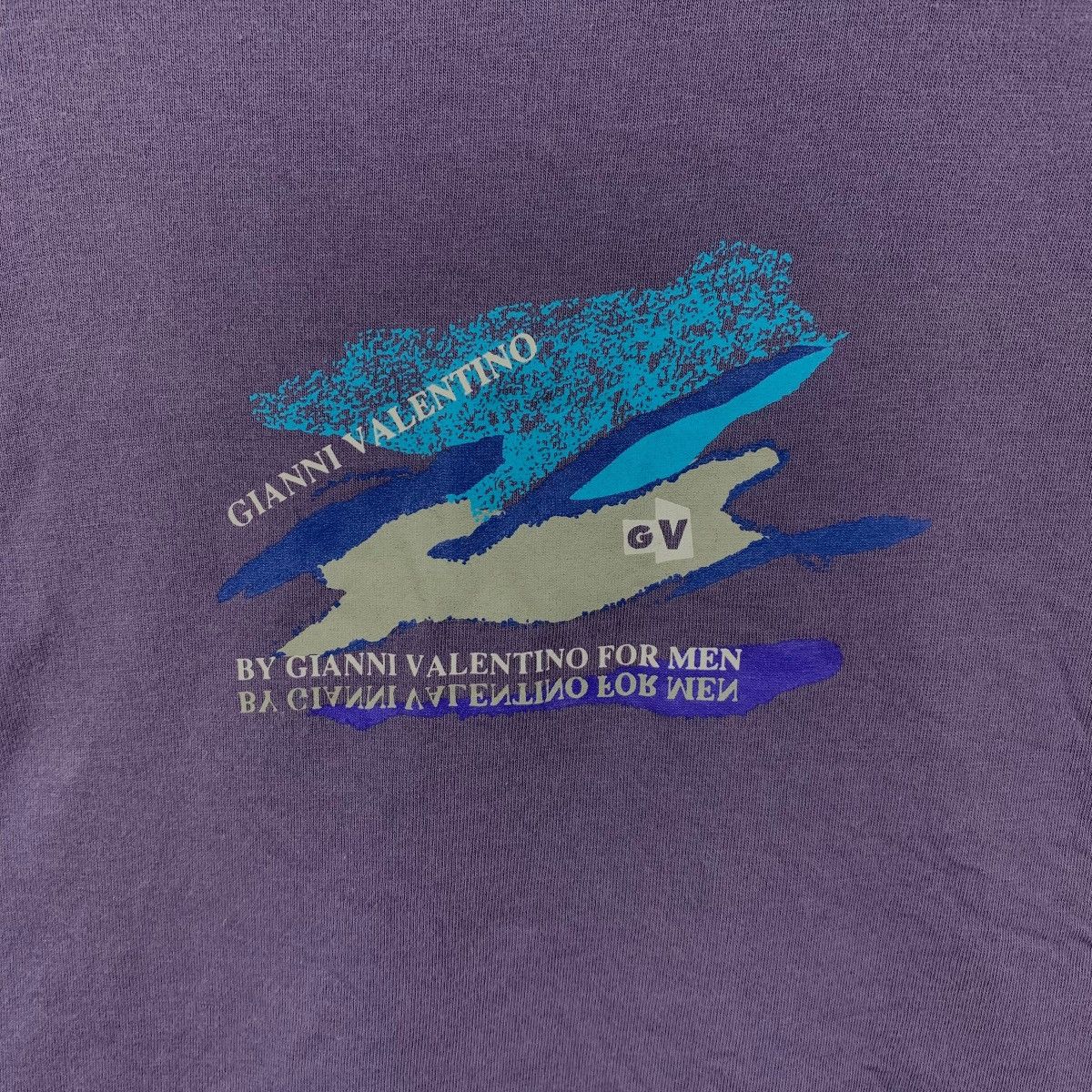 Vintage Vintage GIANNI VALENTINO ITALY Collection For Men Tee Size US XL / EU 56 / 4 - 3 Thumbnail