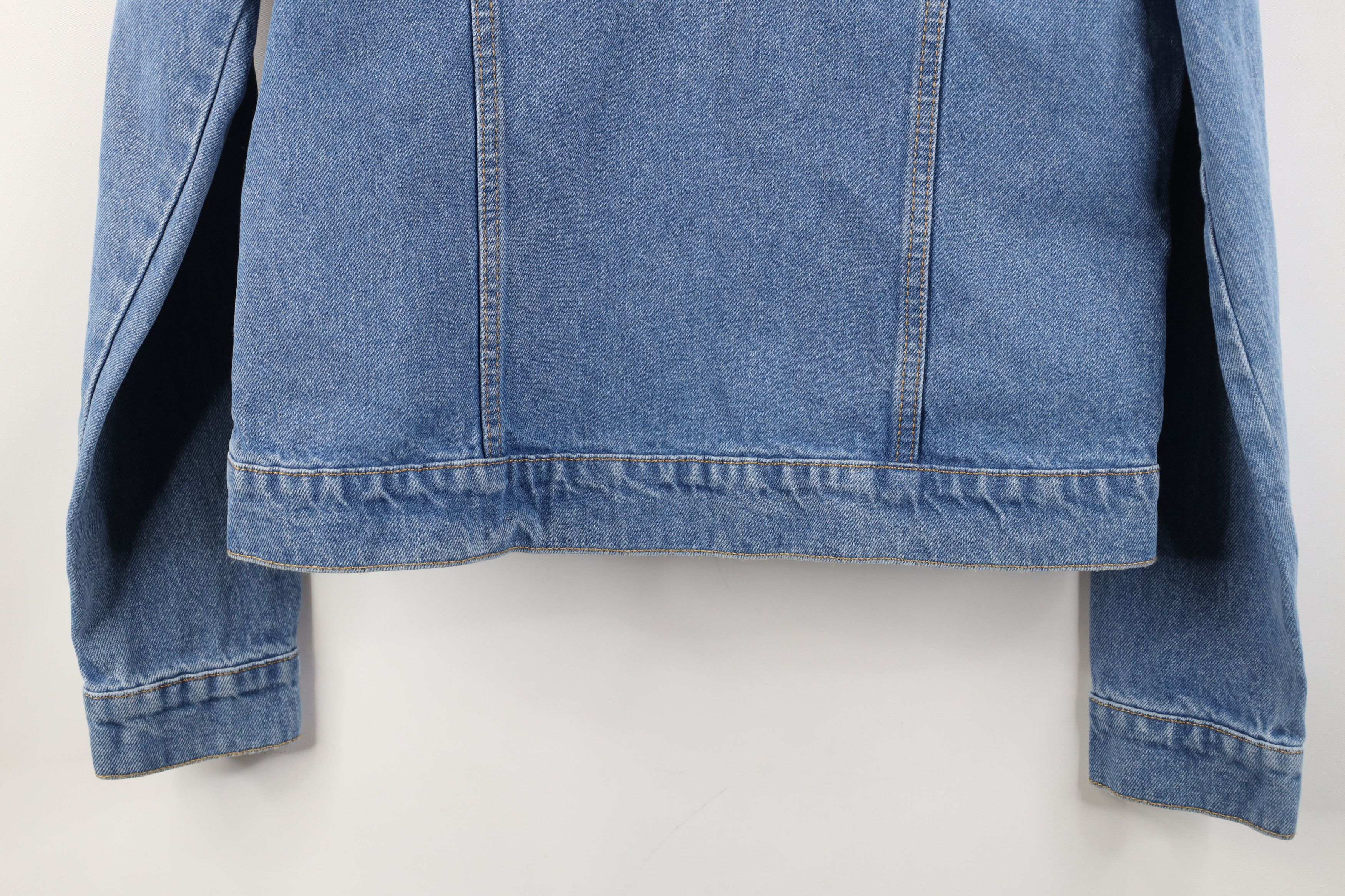 Vintage Hudson Jeans Faded Denim Jean Trucker Jacket Blue Size S / US 4 / IT 40 - 15 Thumbnail