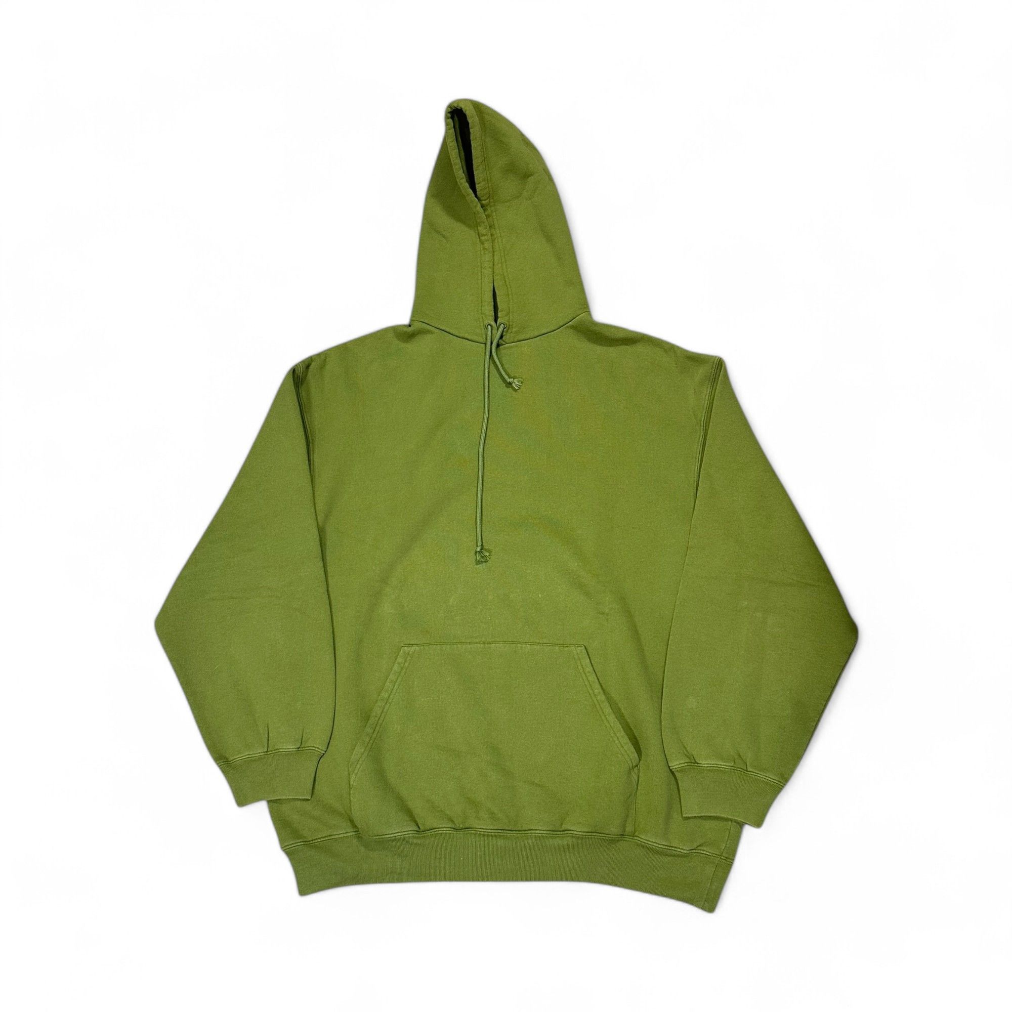 Balenciaga Balenciaga Sweatshirt Back Logo Print Army Green Hoodie Size US M / EU 48-50 / 2 - 2 Thumbnail