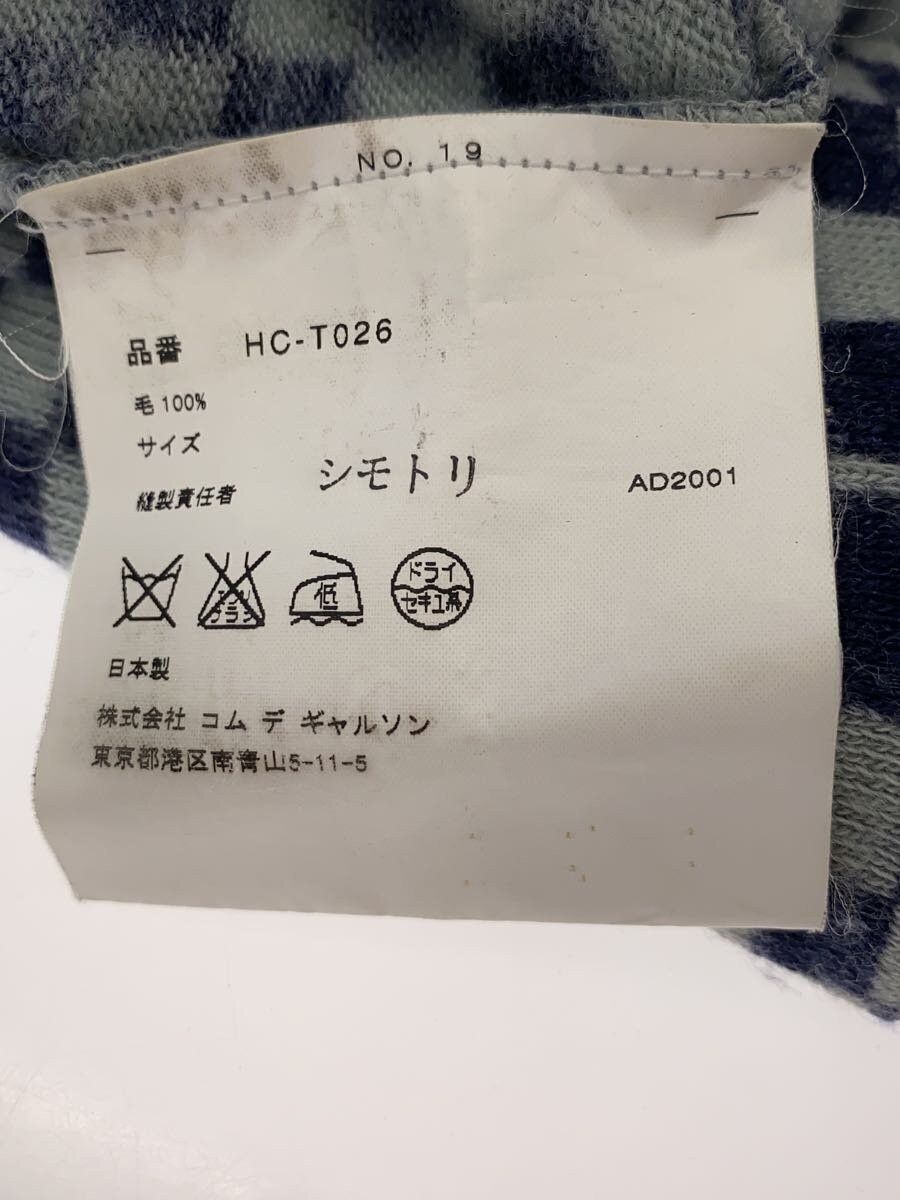 Comme des Garcons Homme Check Pattern Wool Knit Sweater Size US M / EU 48-50 / 2 - 5 Thumbnail