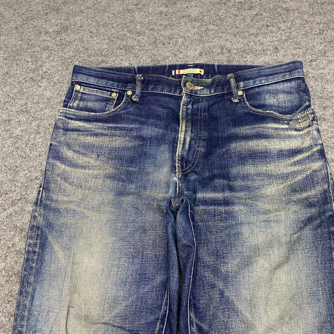 Japan Blue Jeans 💥Best Offer💥Vintage Japan Blue Jeans Distressed Denim Size US 34 / EU 50 - 9 Thumbnail