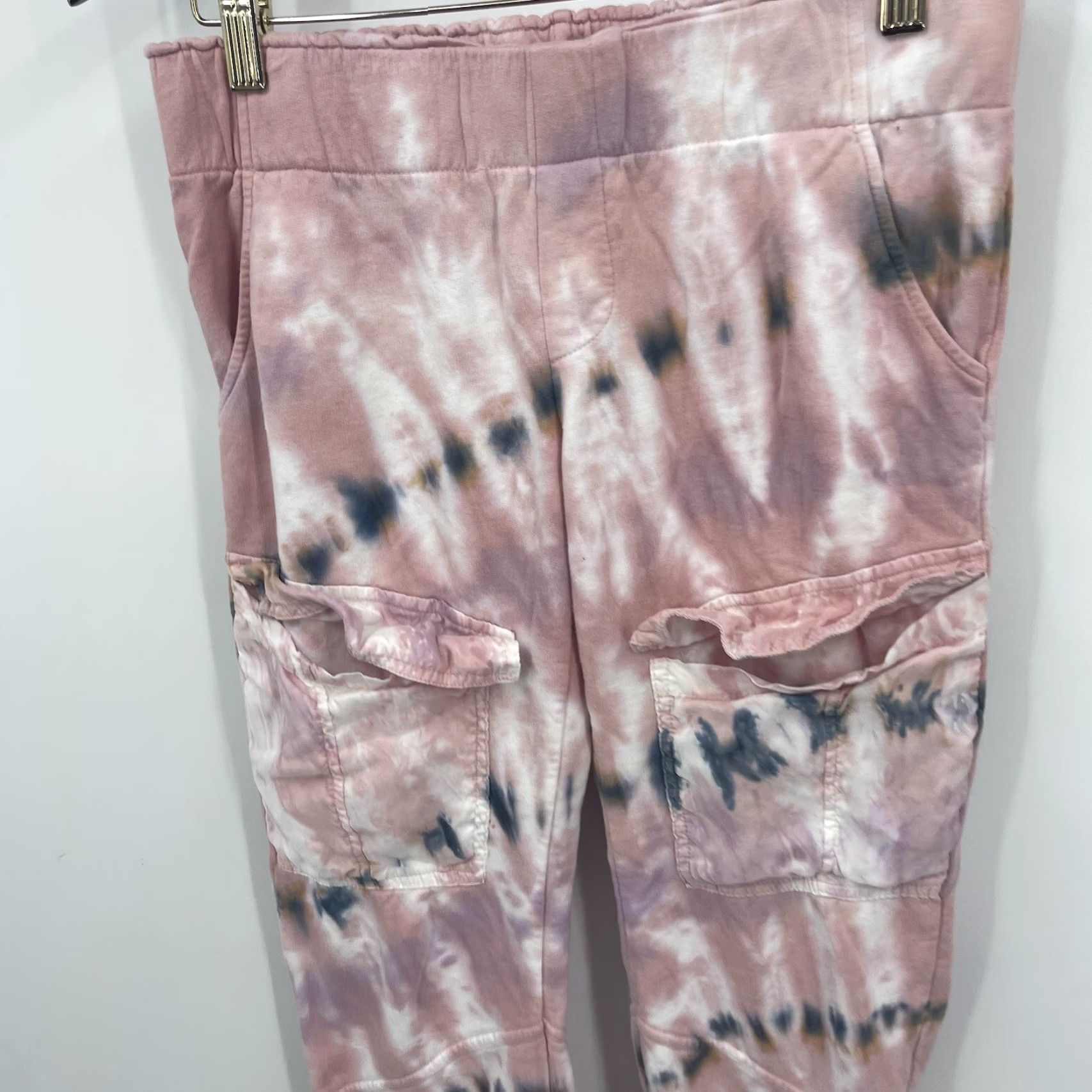 Young Fabulous & Broke Young Fabulous & Broke Jogger Pants Womens XS Pink Solid Fleece Pockets Boho 90s Size 26" / US 2 / IT 38 - 6 Thumbnail