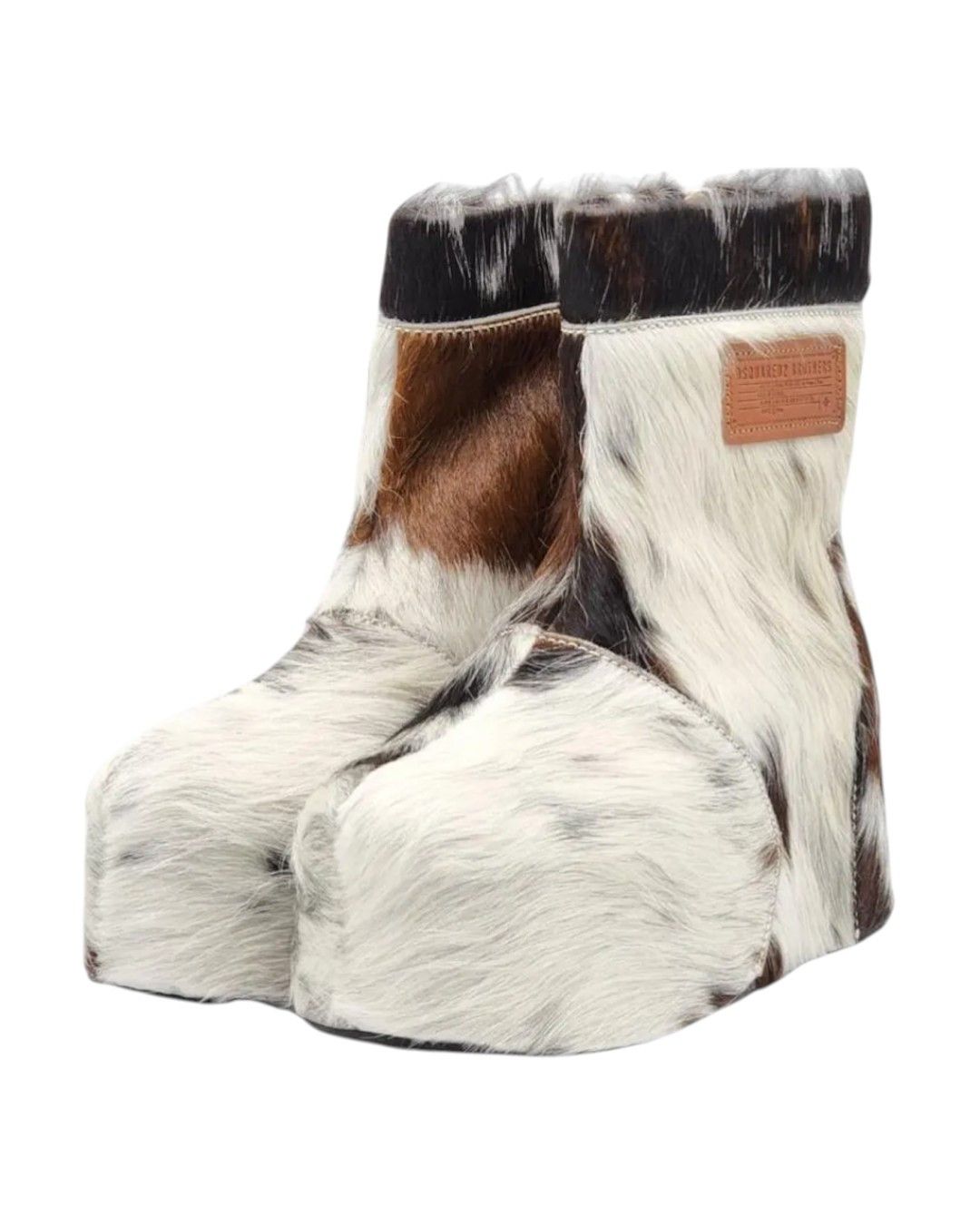 Dsquared2 LONG HAIRED COWHIDE CALFSKIN ANKLE BOOTS Size US 6.5 / IT 36.5 - 3 Thumbnail
