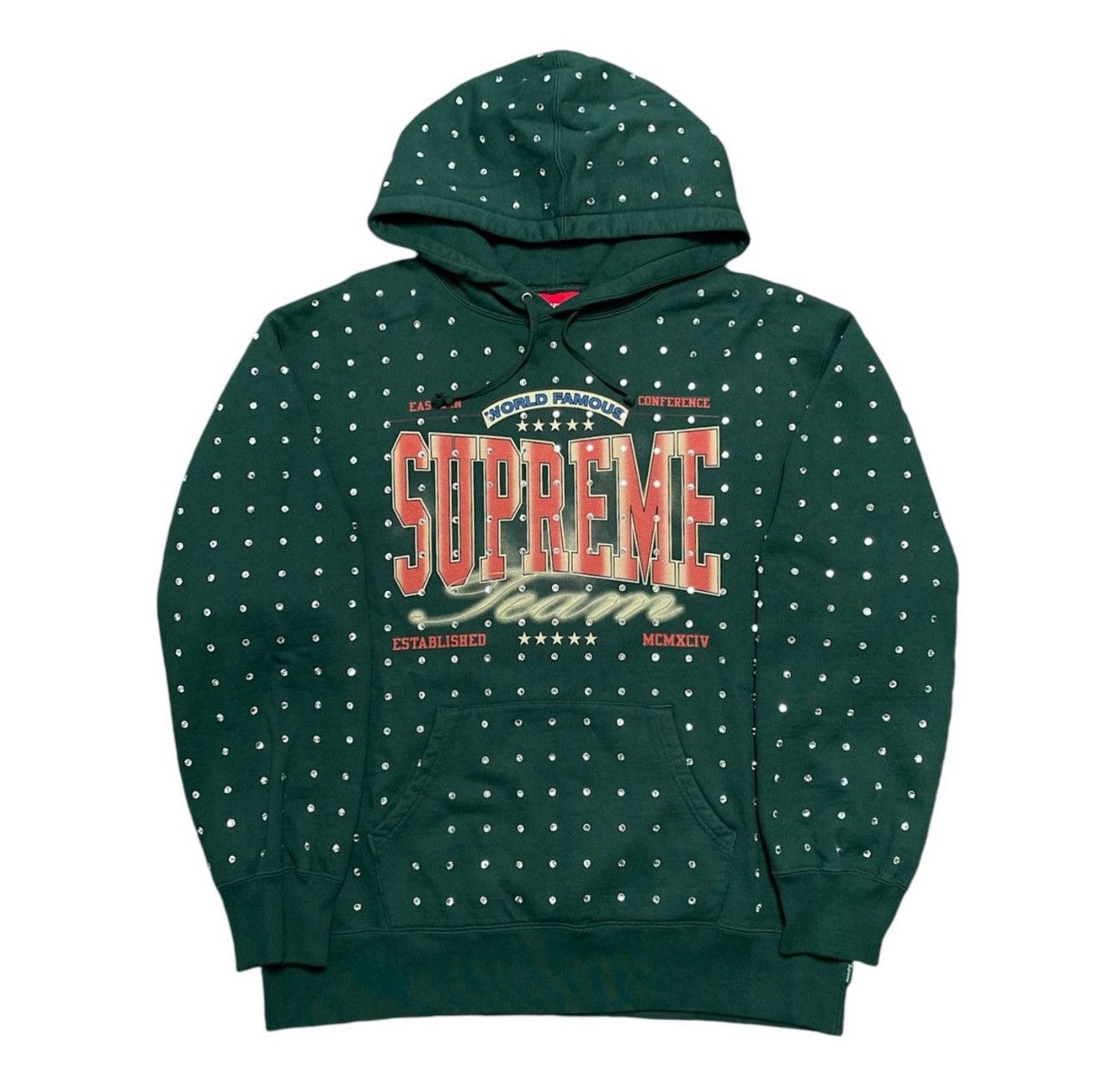 Supreme Supreme Rhinestone hoodie Size US M / EU 48-50 / 2 - 1 Thumbnail