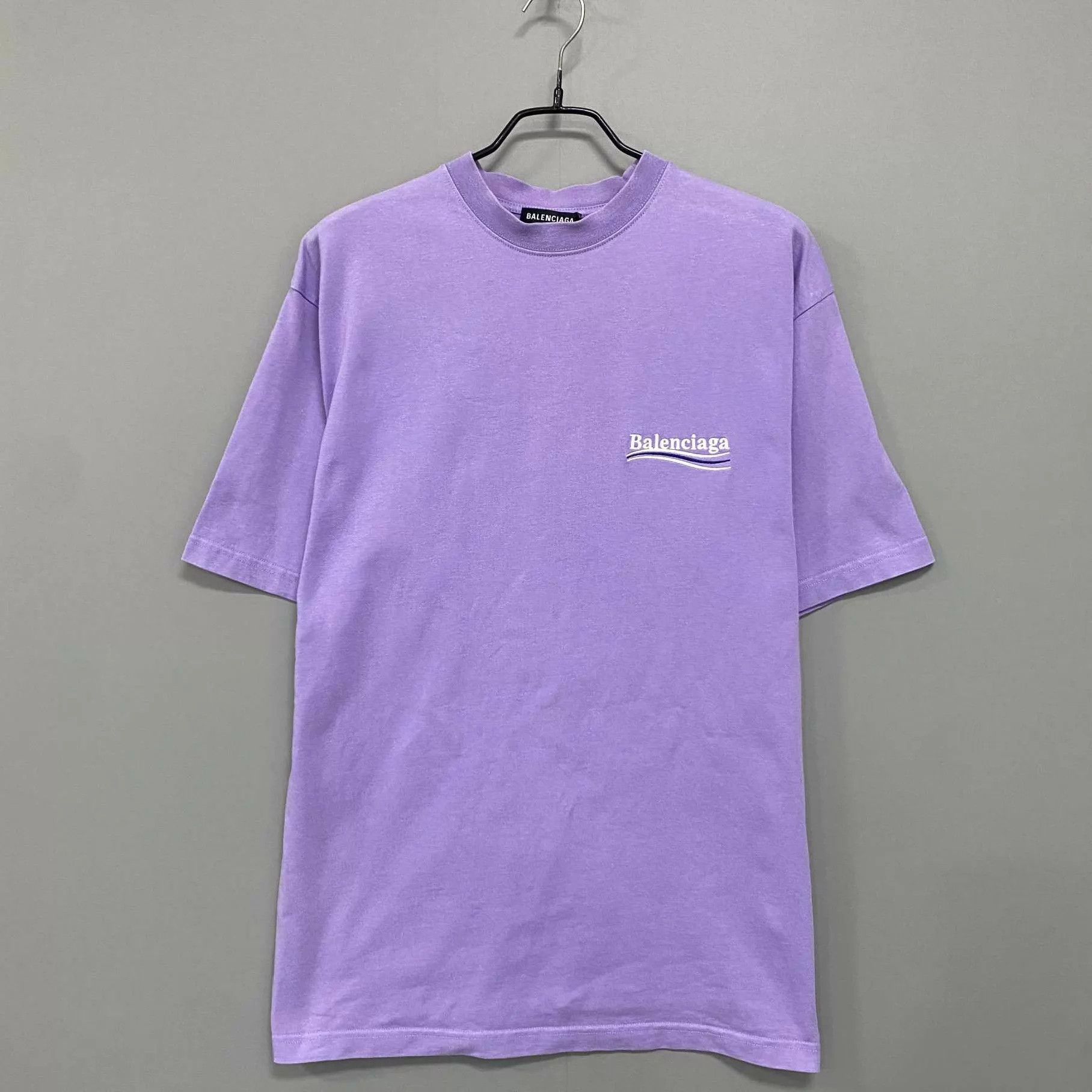 Balenciaga Balenciaga Purple Coke Embroidered Short Sleeve XS Size US XS / EU 42 / 0 - 1 Thumbnail
