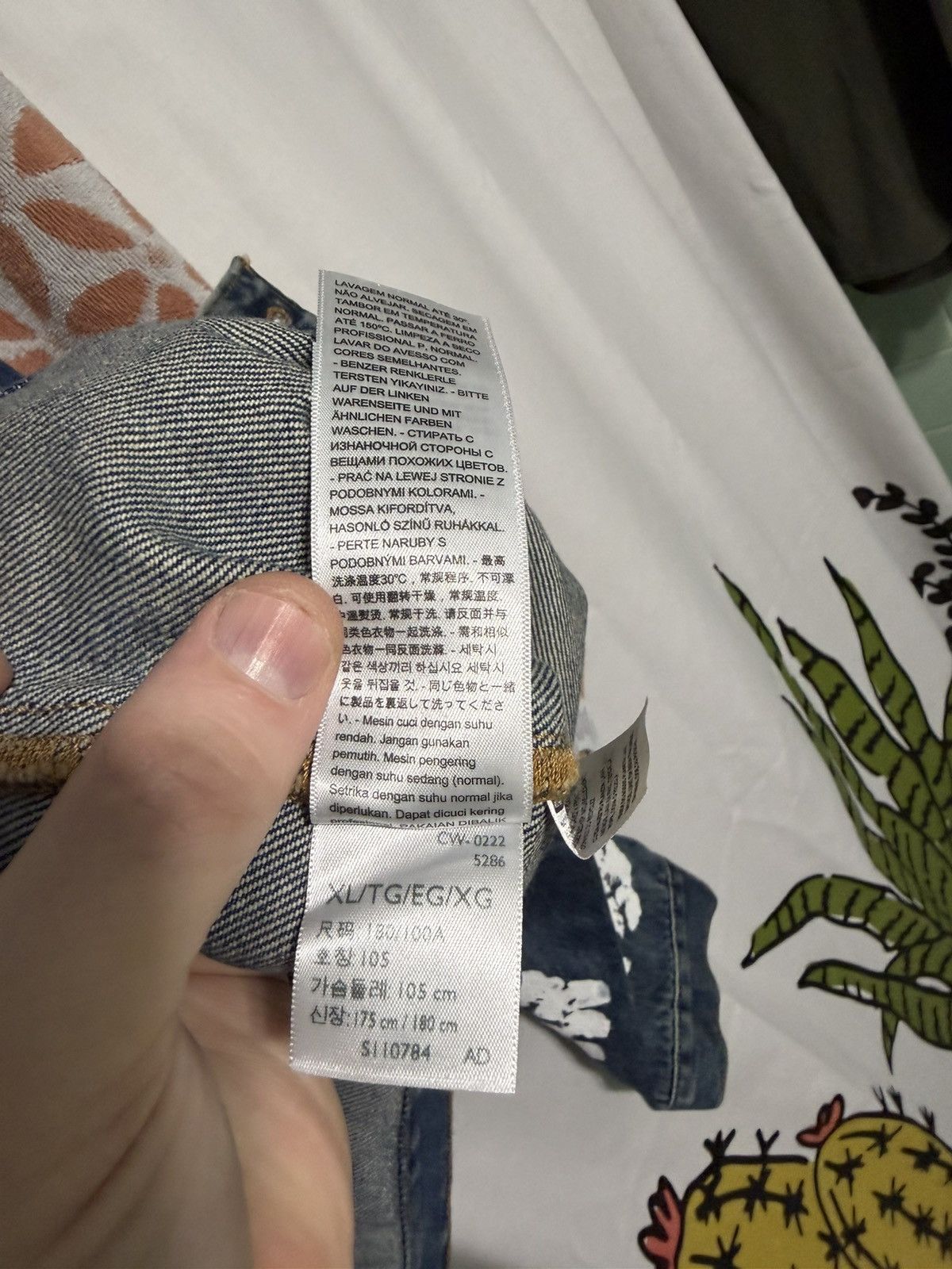 DENIM TEARS × Levi's Cotton Wreath Levi's Big E Type II Jacket Size US XL / EU 56 / 4 - 10 Thumbnail