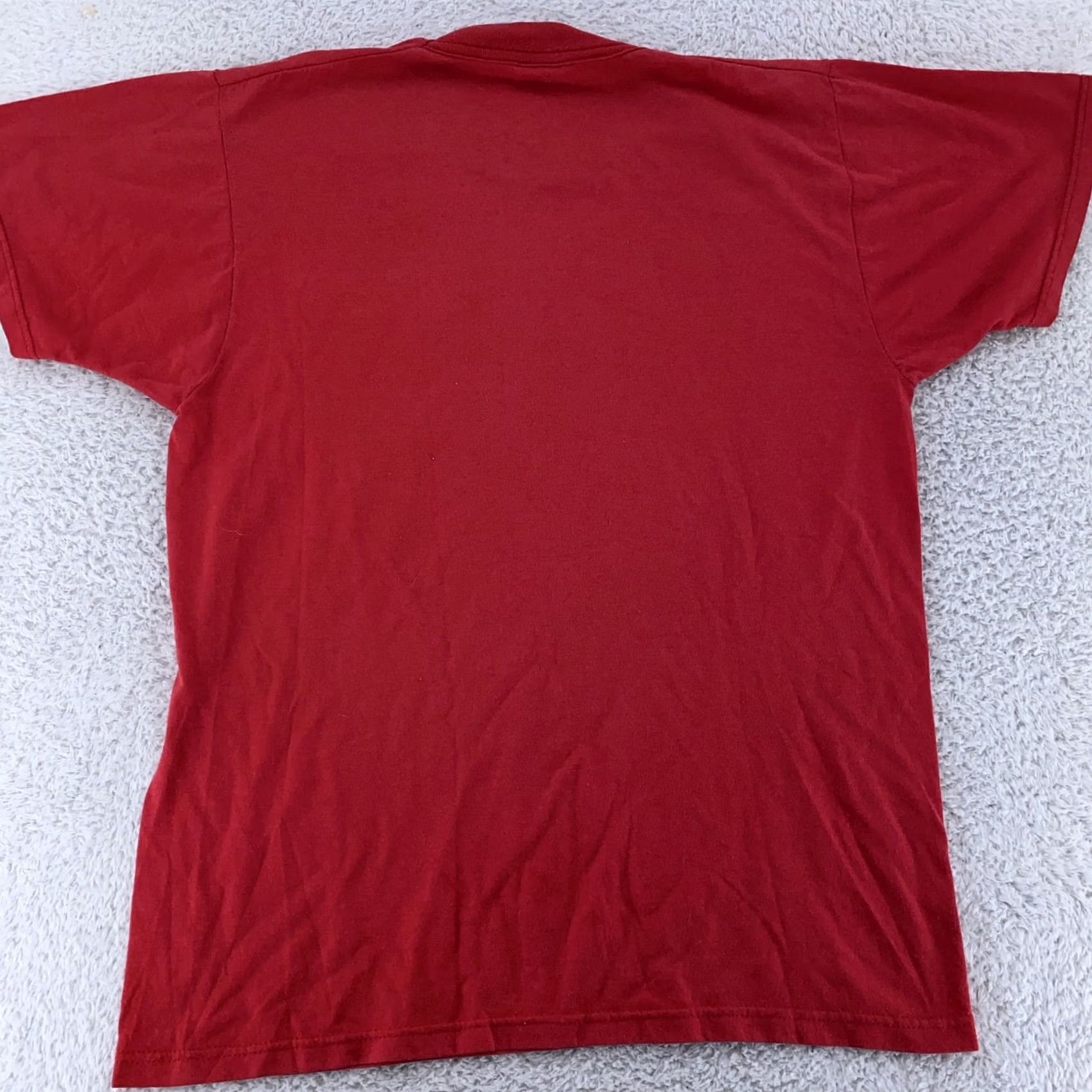 Fruit Of The Loom VINTAGE Fruit of the Loom Shirt M/L Red Pocket Tee Golden Blend 50/50 Men Size US M / EU 48-50 / 2 - 4 Thumbnail