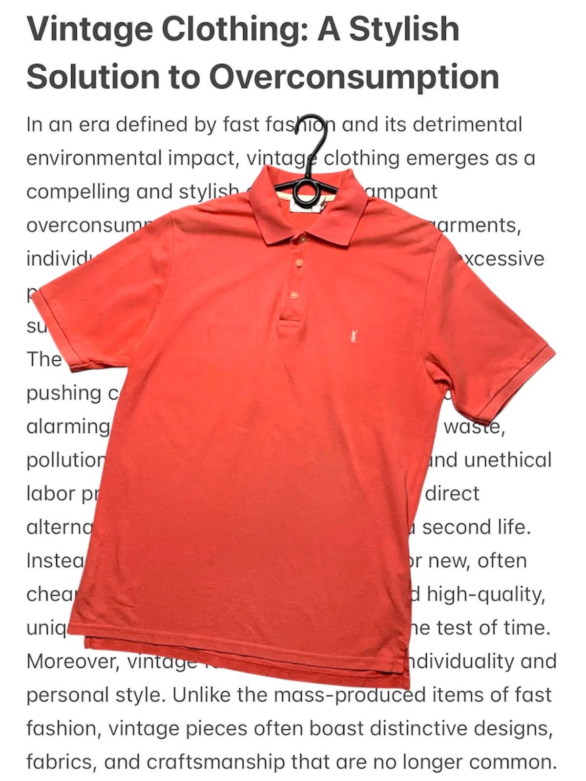 Yves Saint Laurent Vintage Yves Saint Laurent polo rare shirt pink peach M logo Size US M / EU 48-50 / 2 - 1 Thumbnail
