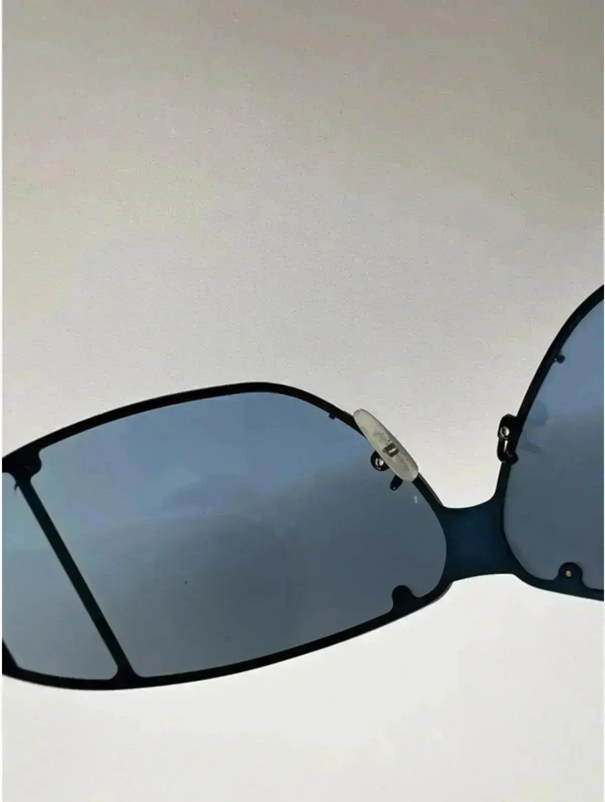 Gucci × Tom Ford × Vintage GUCCI Sunglasses Shield Wrap Rimless Ski Mask Tom Ford Era Size ONE SIZE - 2 Thumbnail