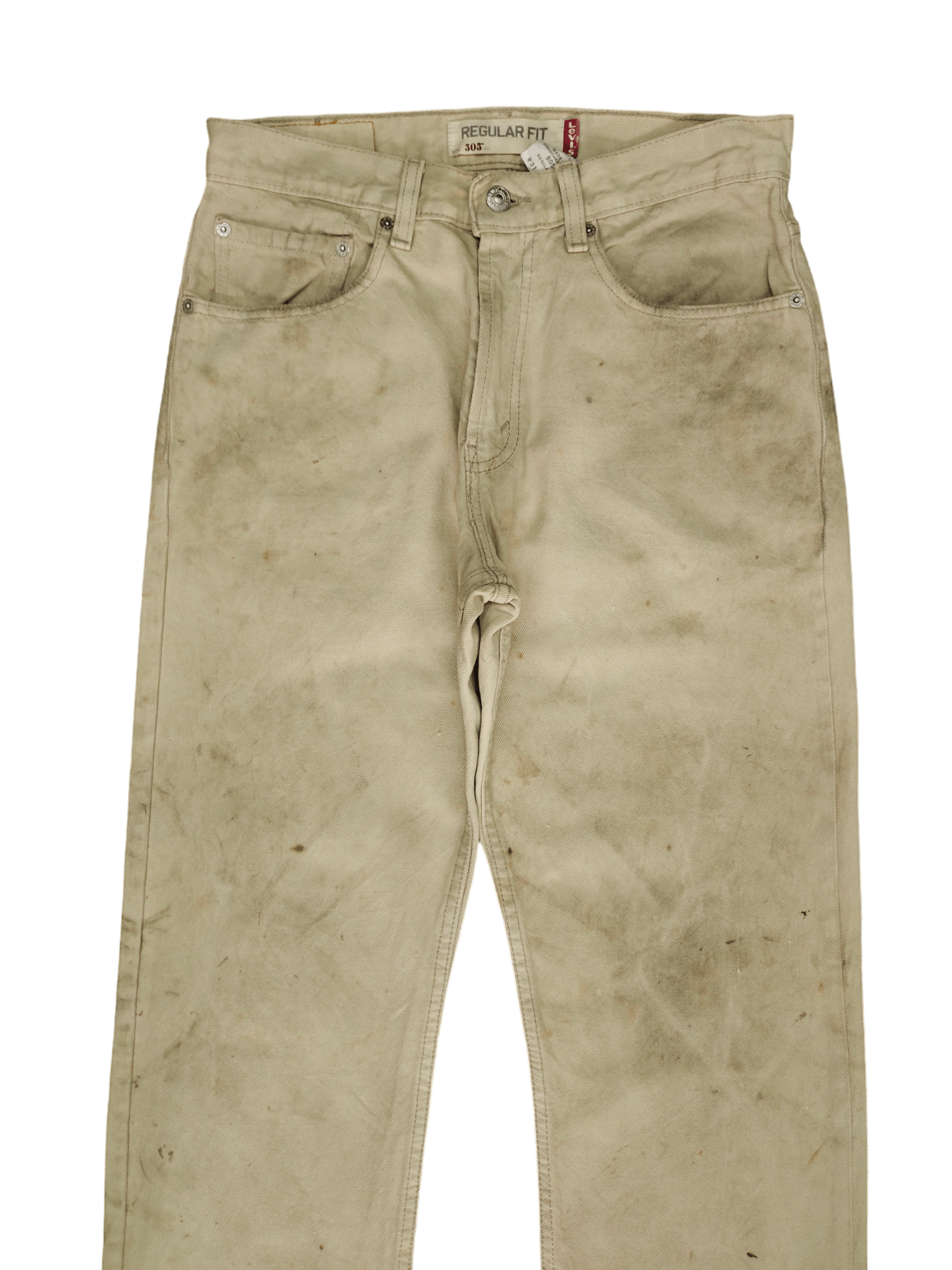 Levi's Size 31x32 Vintage Levis 505 Regular Fit Jeans Dirty Wash Size US 31 - 2 Thumbnail